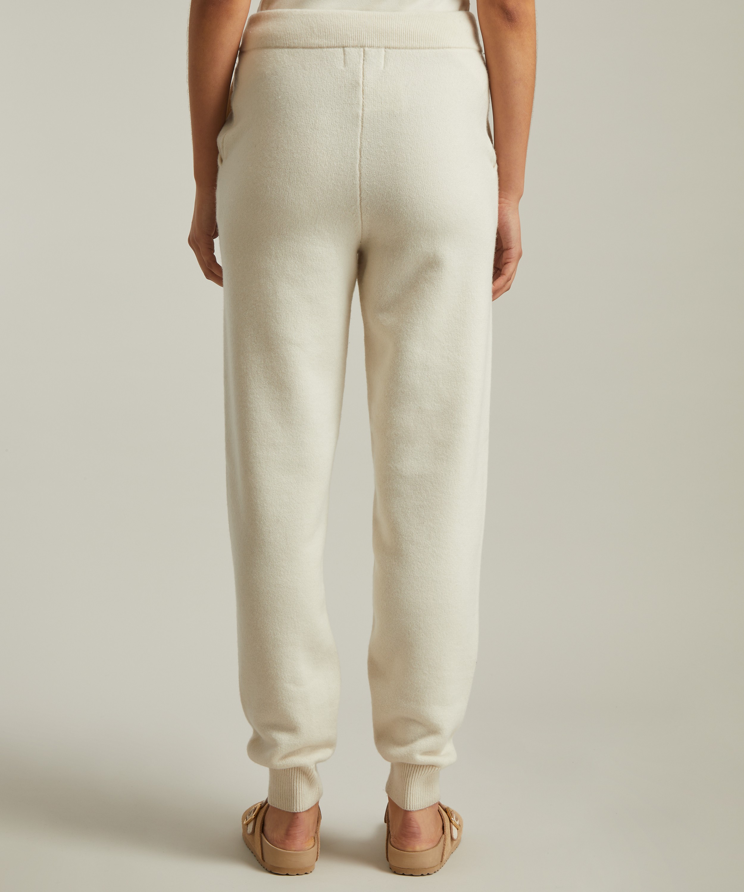 Loulou Studio - Hespero Cashmere French Terry Trousers image number 3