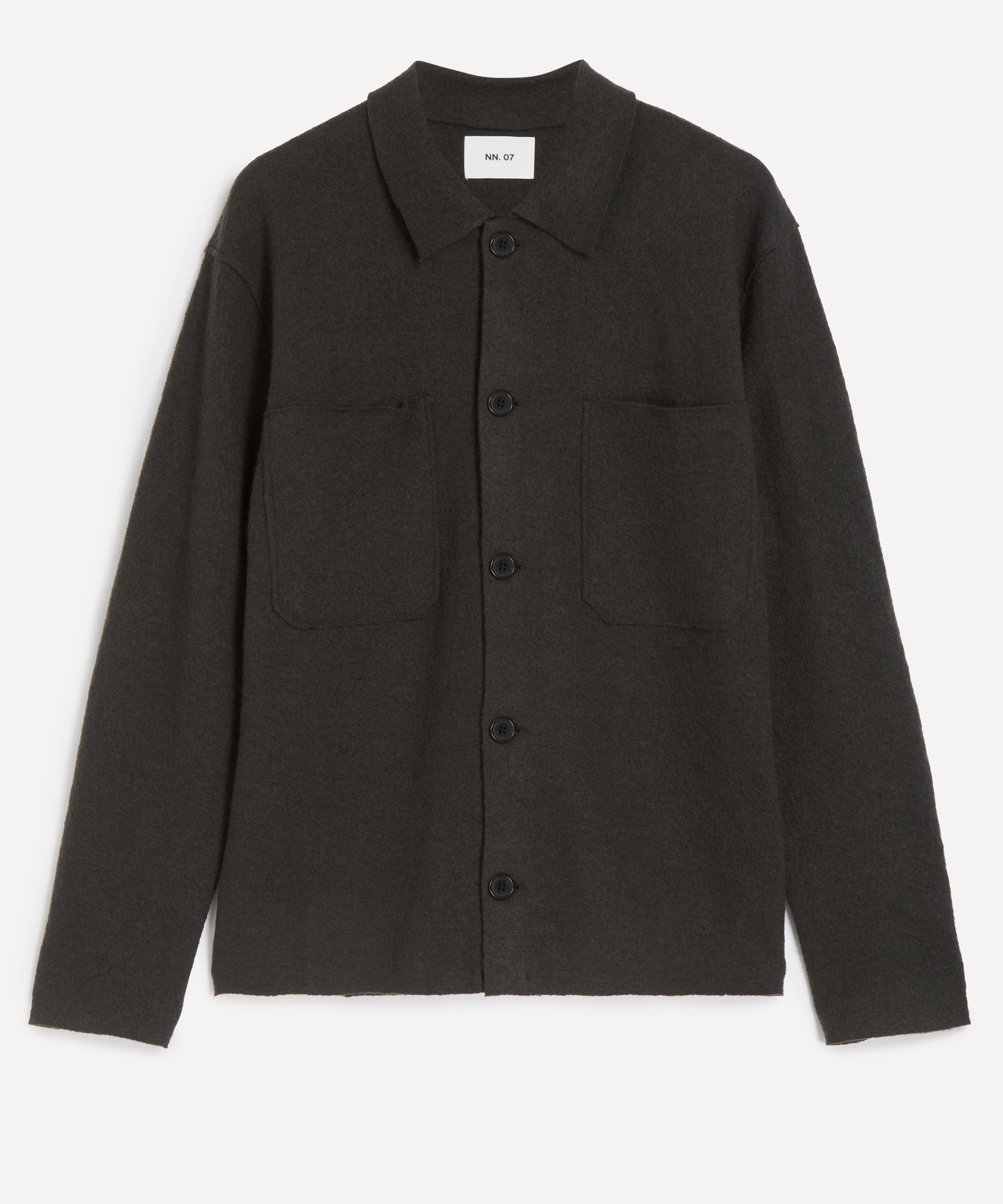NN07 - Jonas Boiled Wool Overshirt image number 