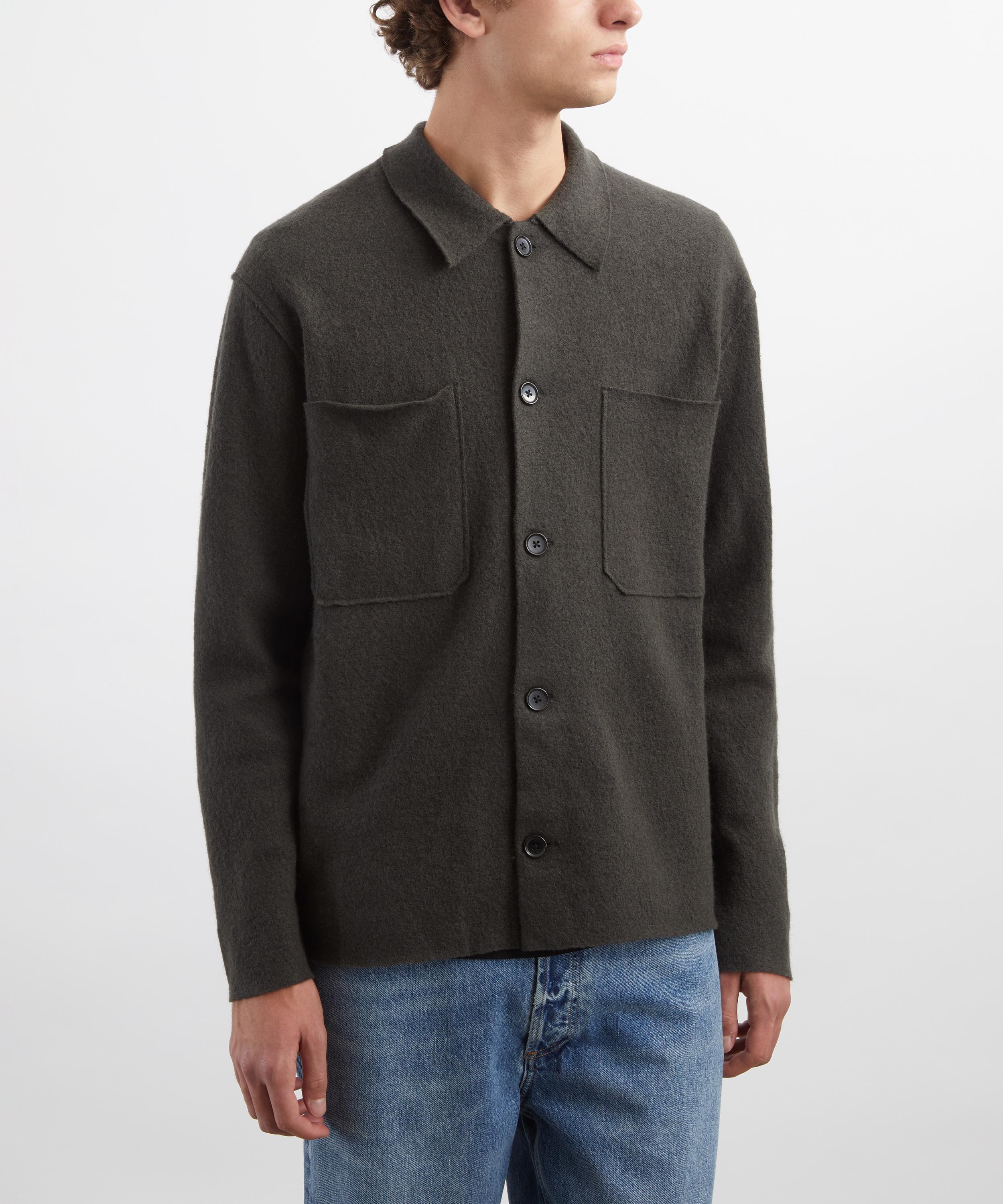 NN07 - Jonas Boiled Wool Overshirt image number 2