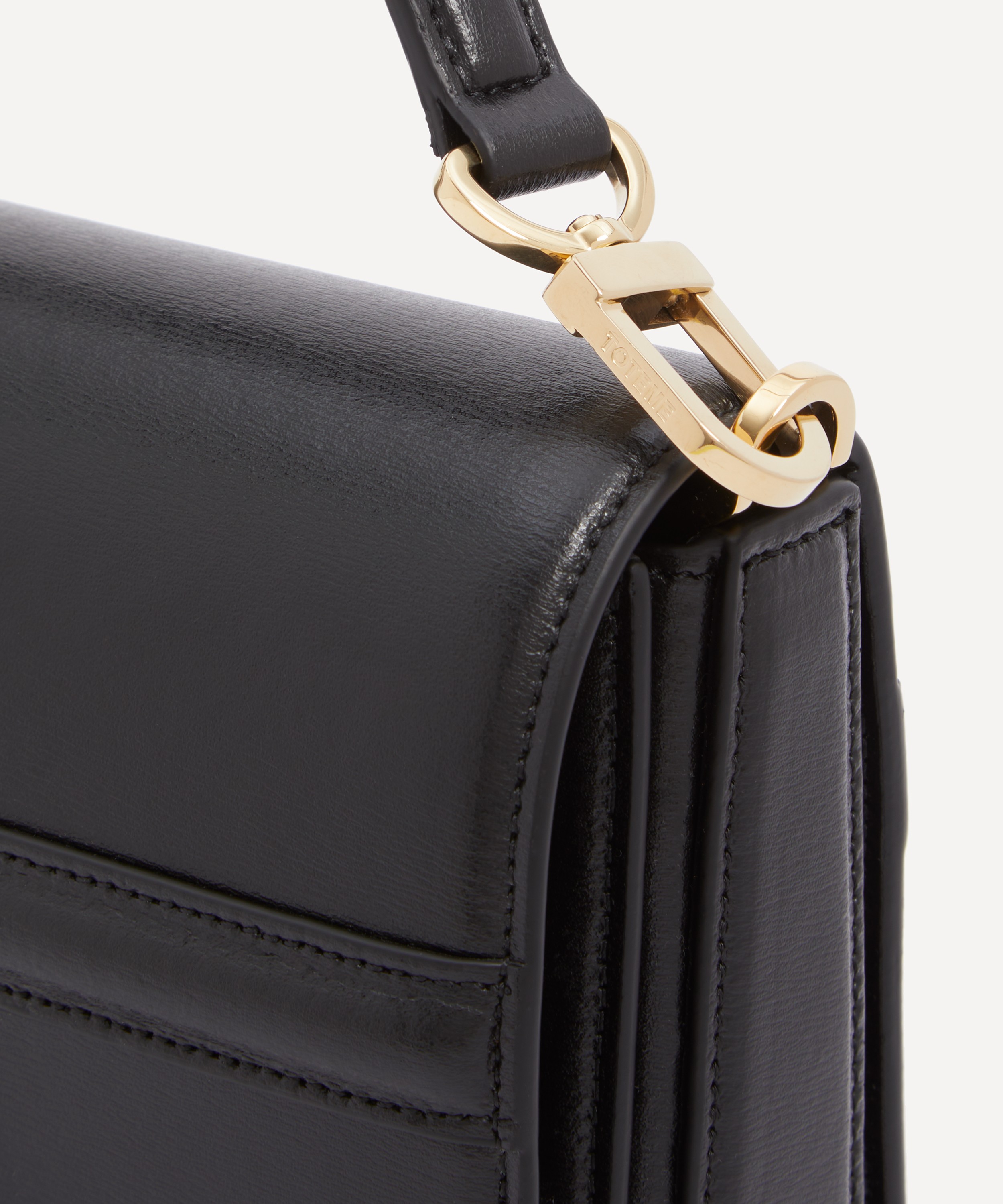 Toteme - Mini T-Flap Leather Shoulder Bag image number 4