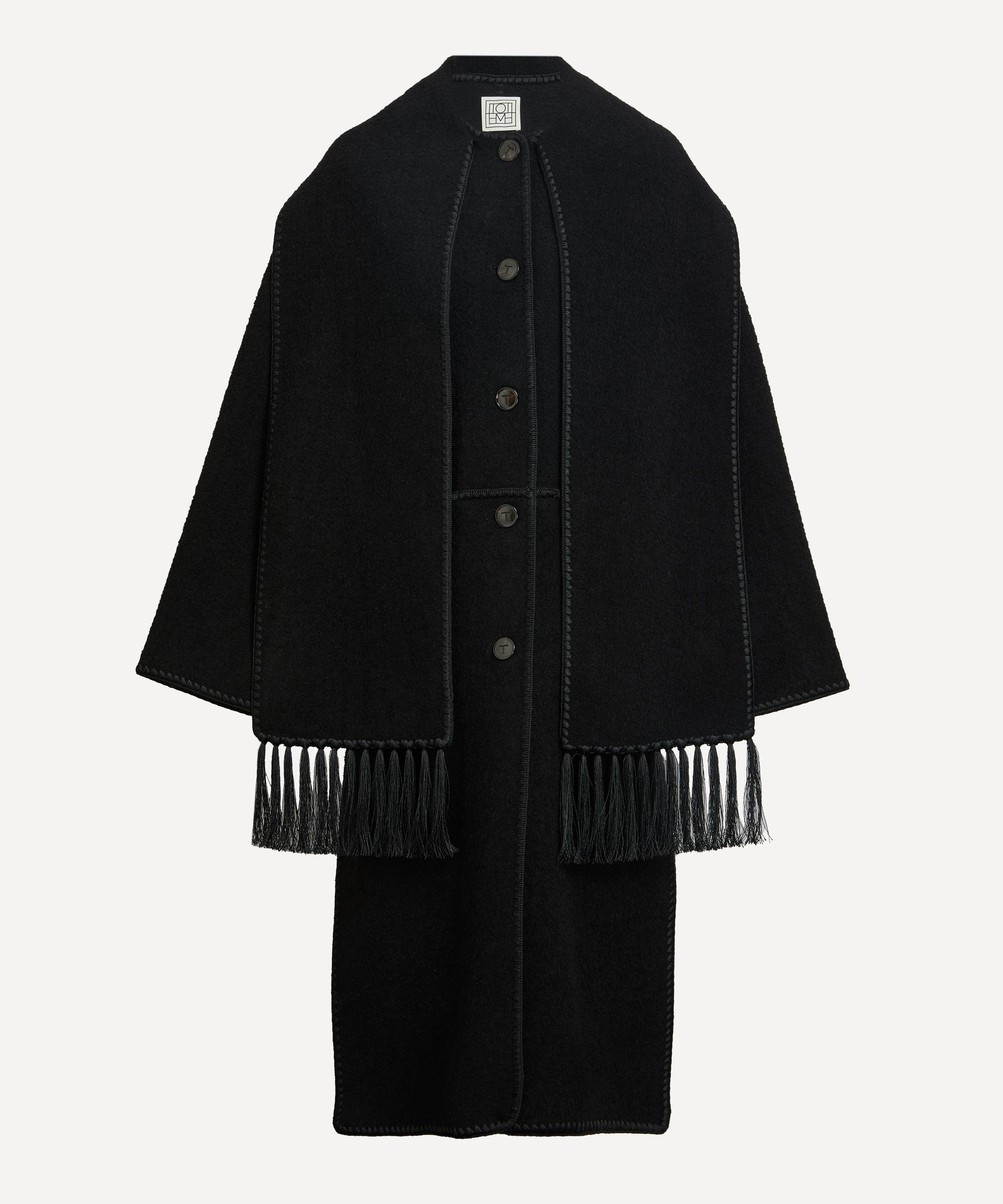 Toteme - Embroidered Scarf Coat