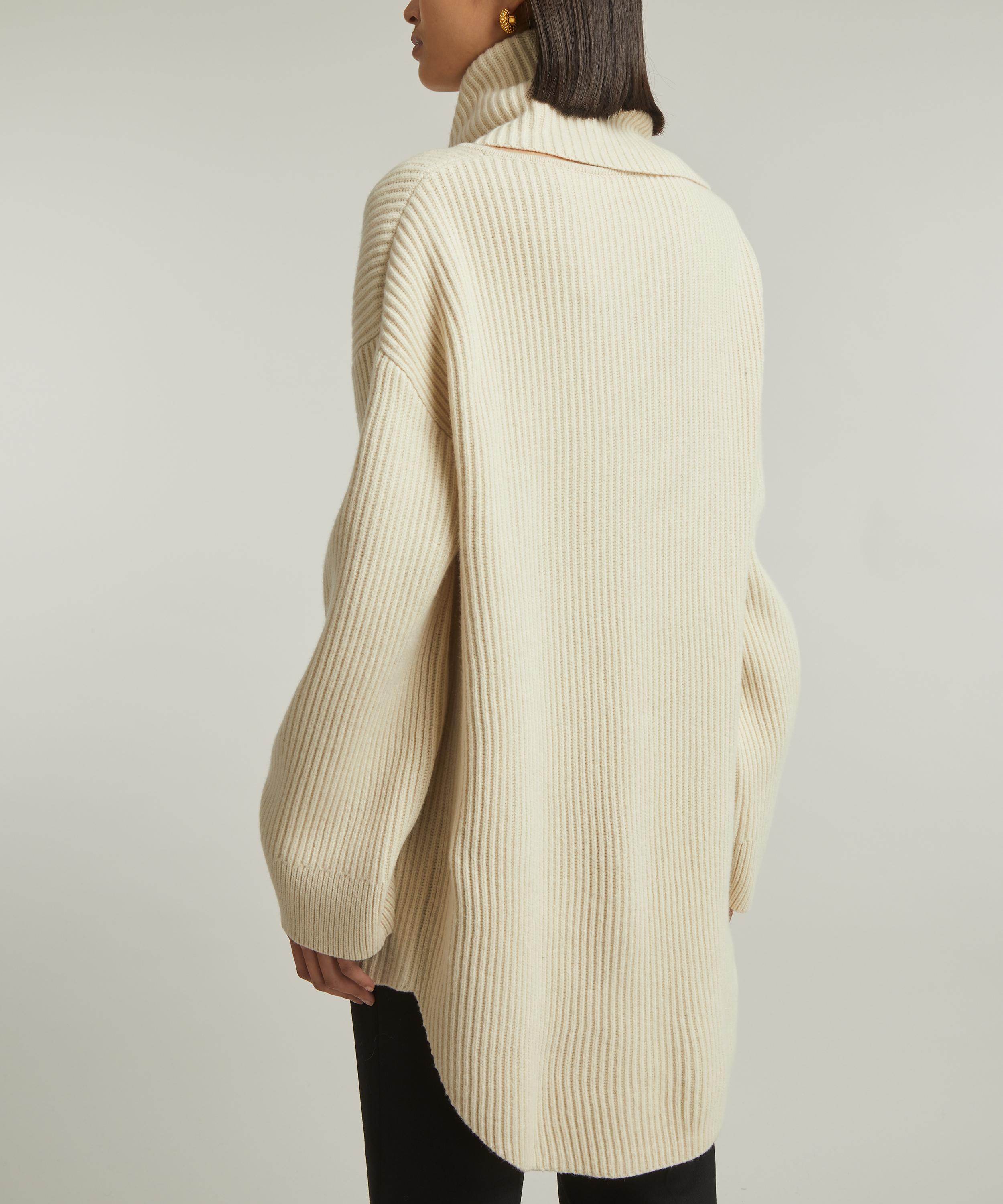 Toteme - Long Scarf Knit Jumper image number 3