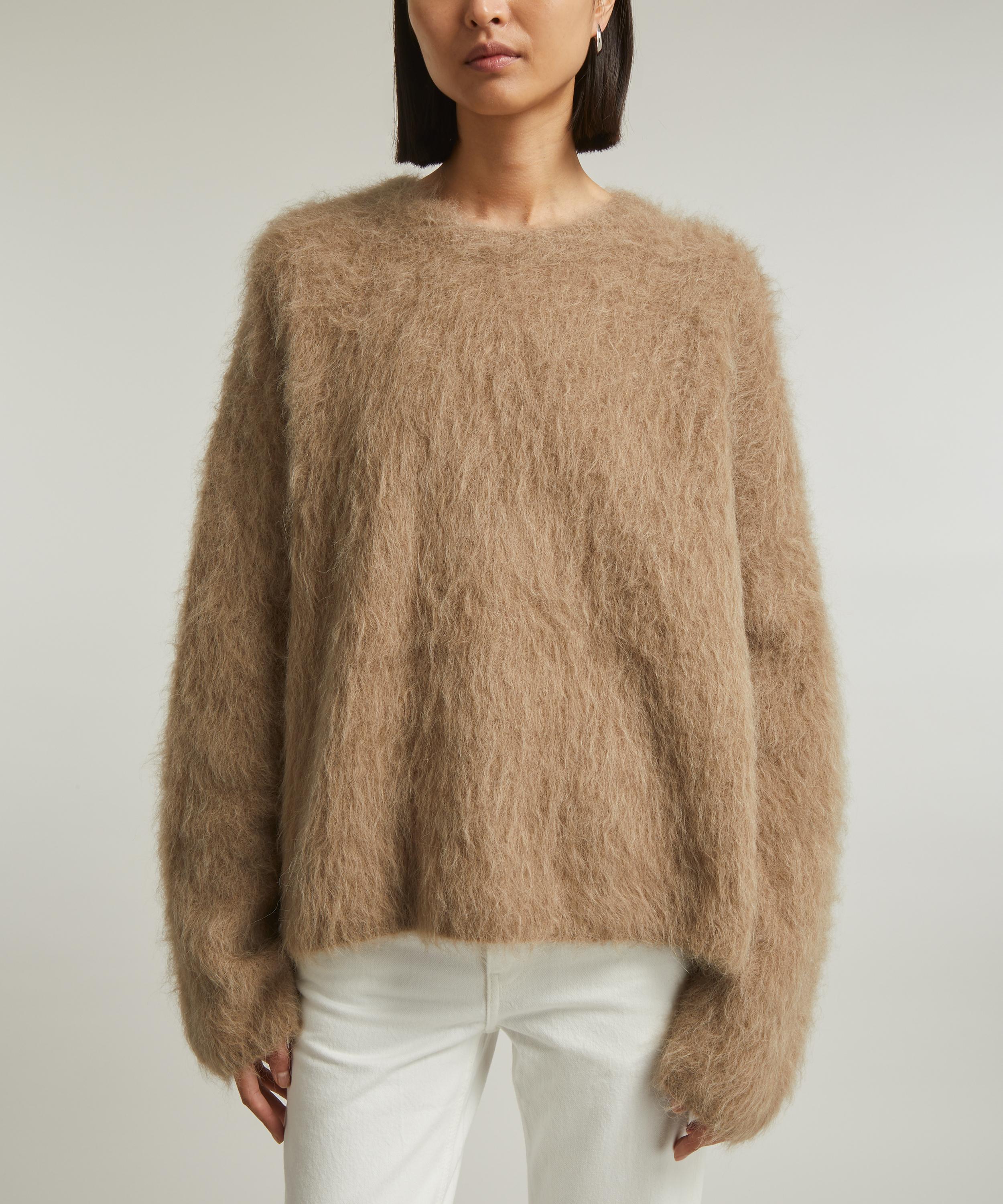 Toteme - Boxy Alpaca Knit Jumper image number 2