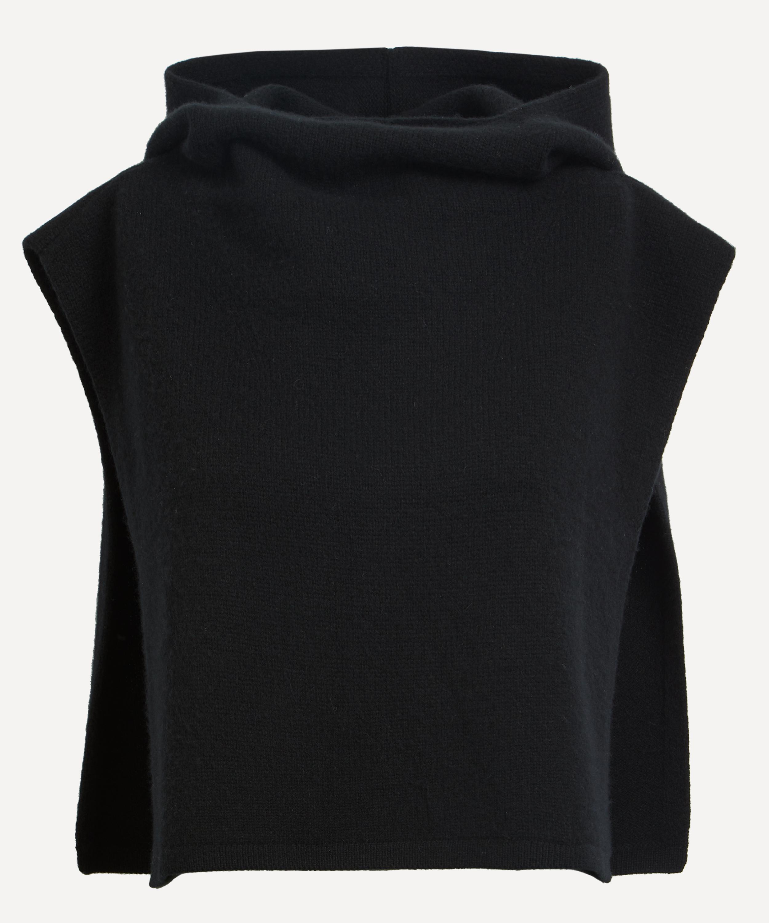 Toteme - Wool and Cashmere Hoodie Bib image number 0