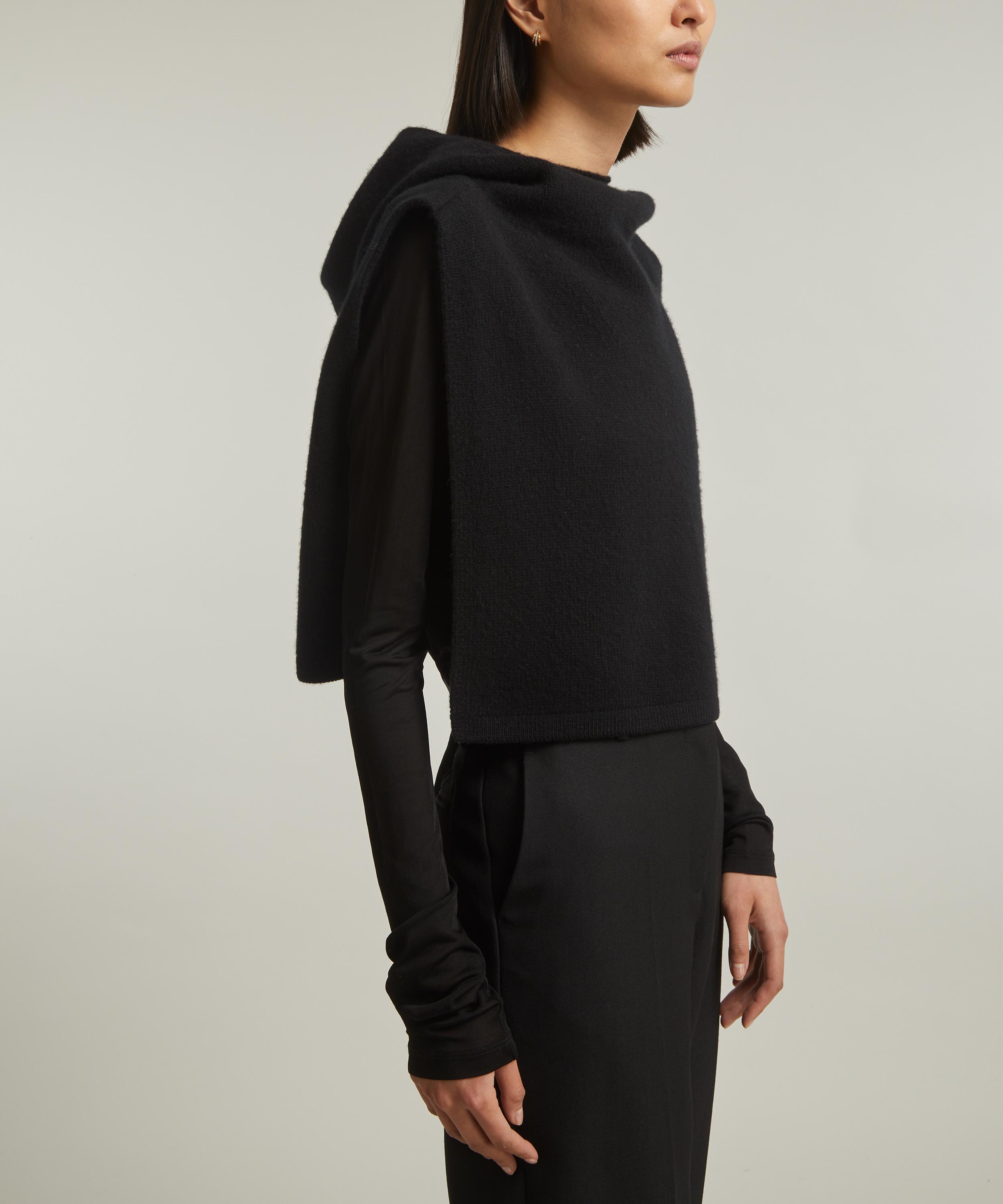 Toteme - Wool and Cashmere Hoodie Bib image number 2