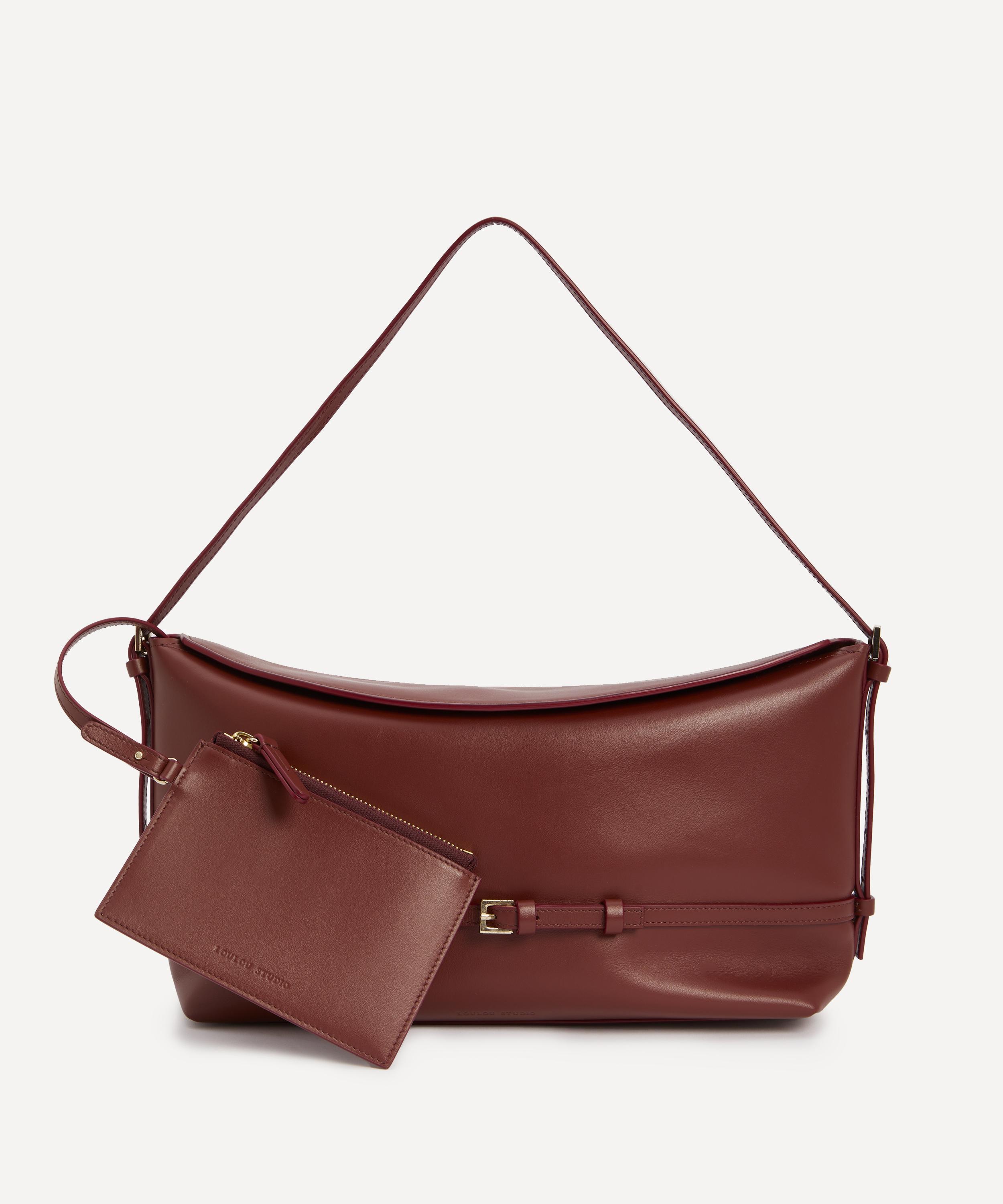 Loulou Studio - Elle Leather Shoulder Bag image number 4