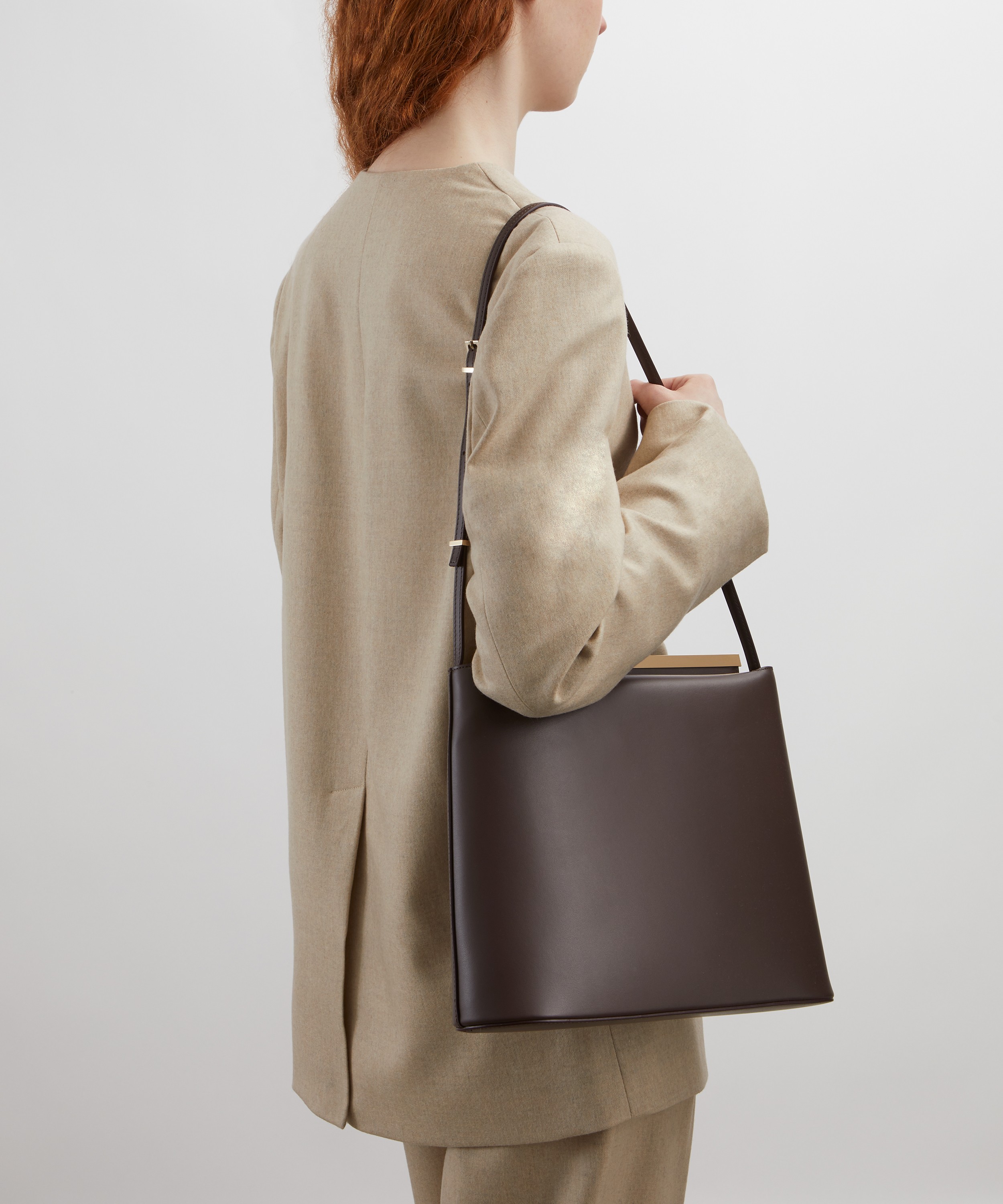 Loulou Studio - Linda Leather Shoulder Bag image number 1