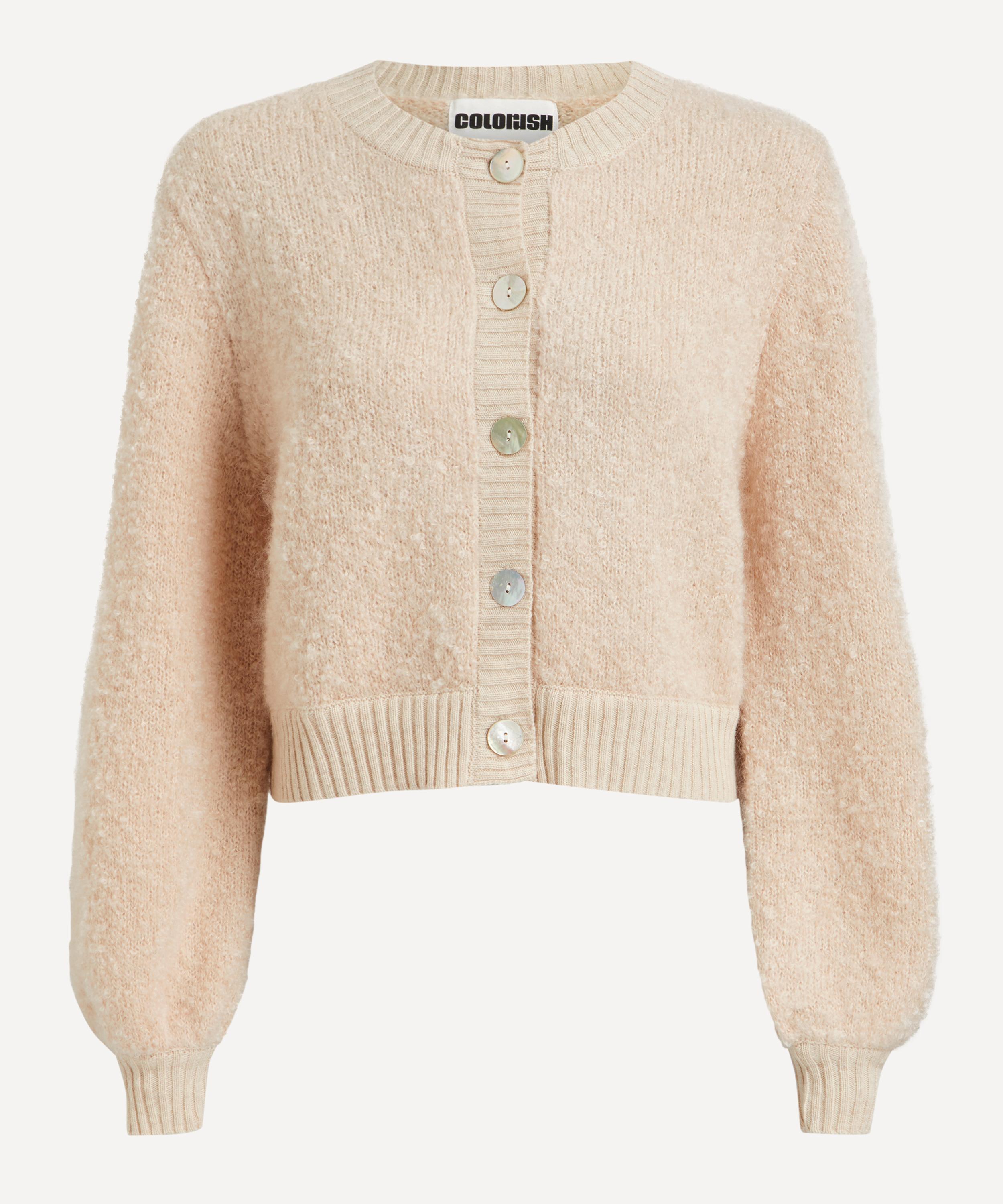 Crush Cashmere - Jackson Bouclé Mohair Cardigan  image number 0