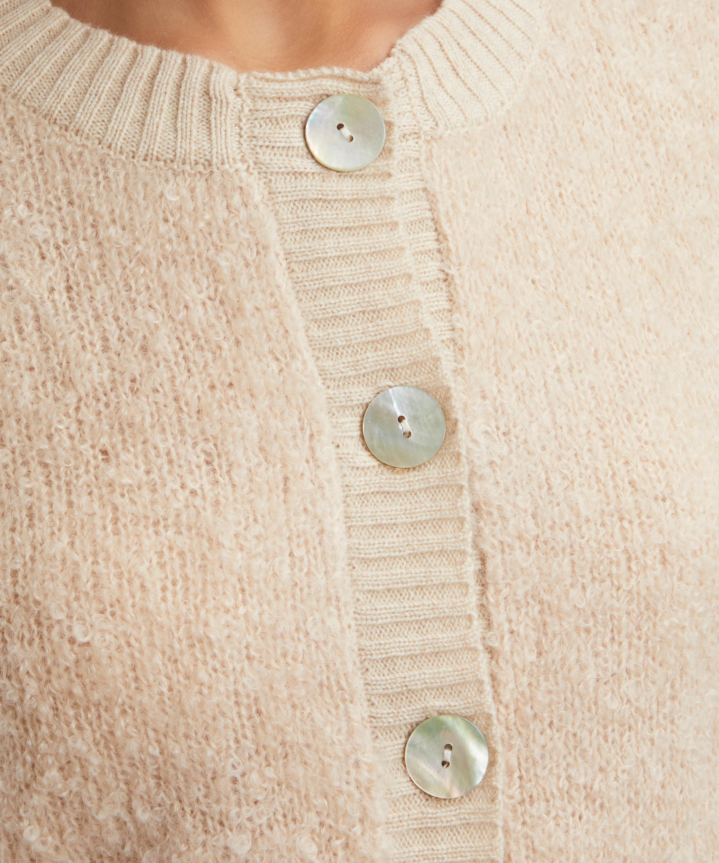 Crush Cashmere - Jackson Bouclé Mohair Cardigan  image number 4