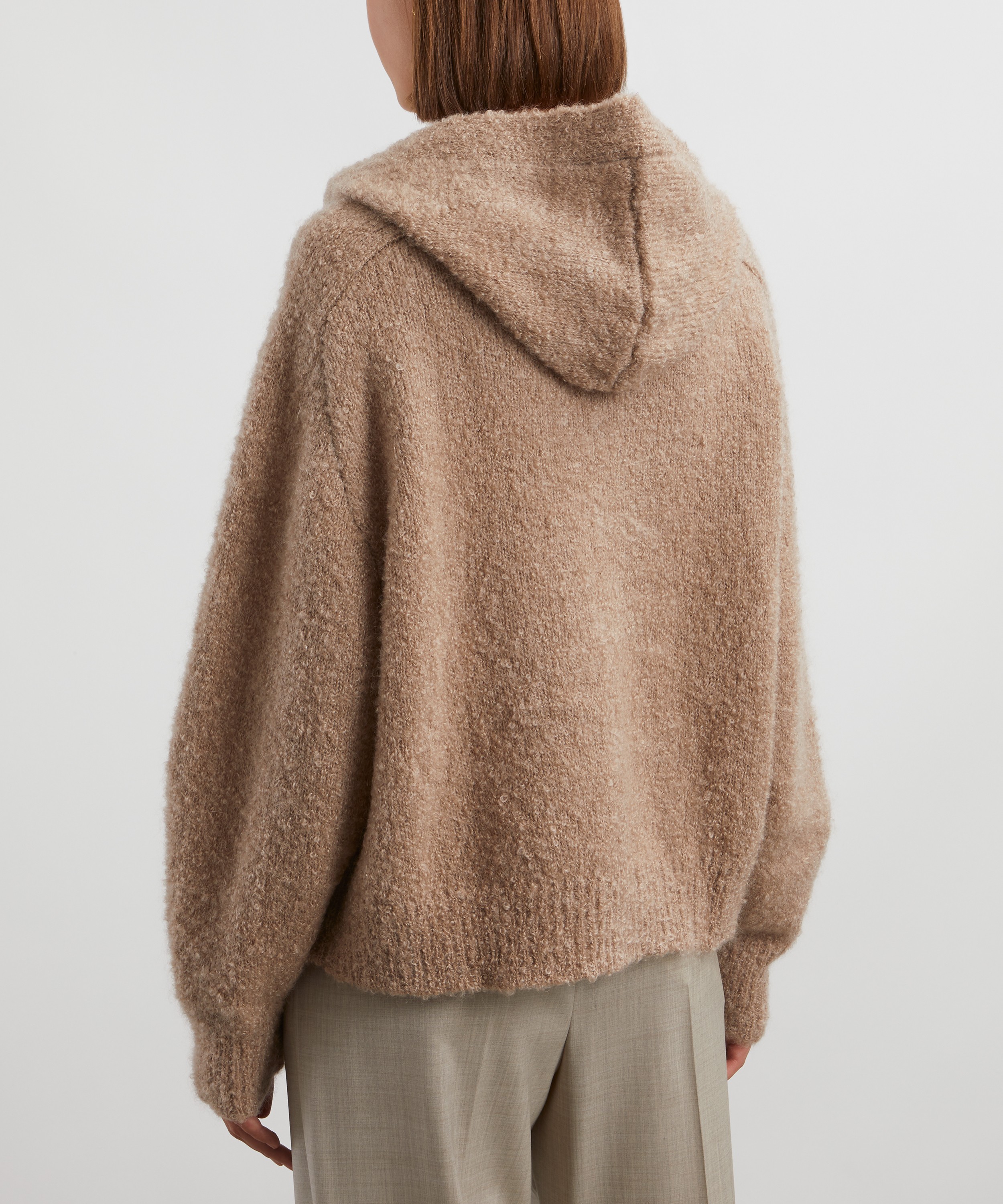 Crush Cashmere - Bob Bouclé Cashmere Hoodie image number 3