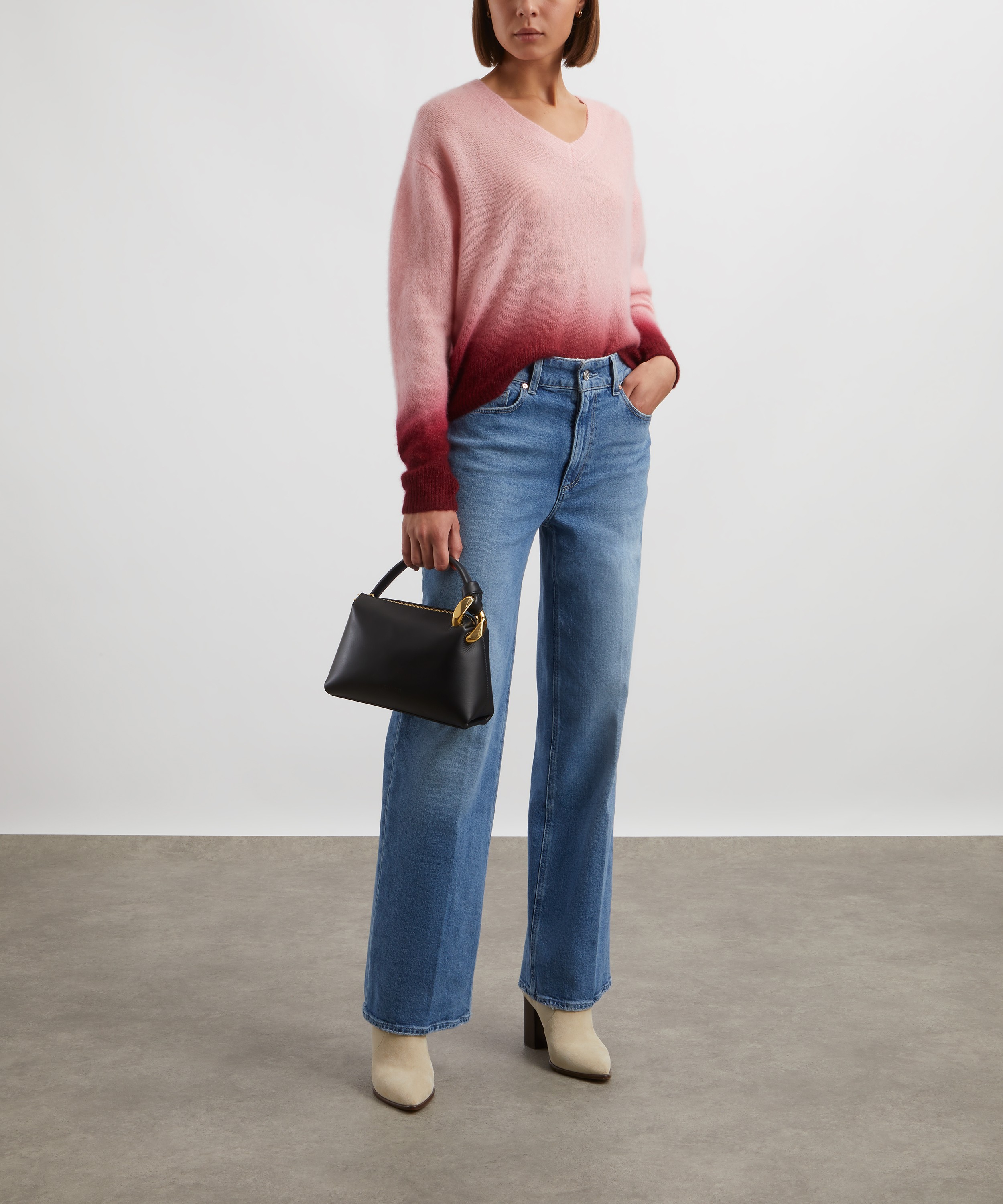 Crush Cashmere - Amara Dip Malibu Cashmere Jumper image number 1