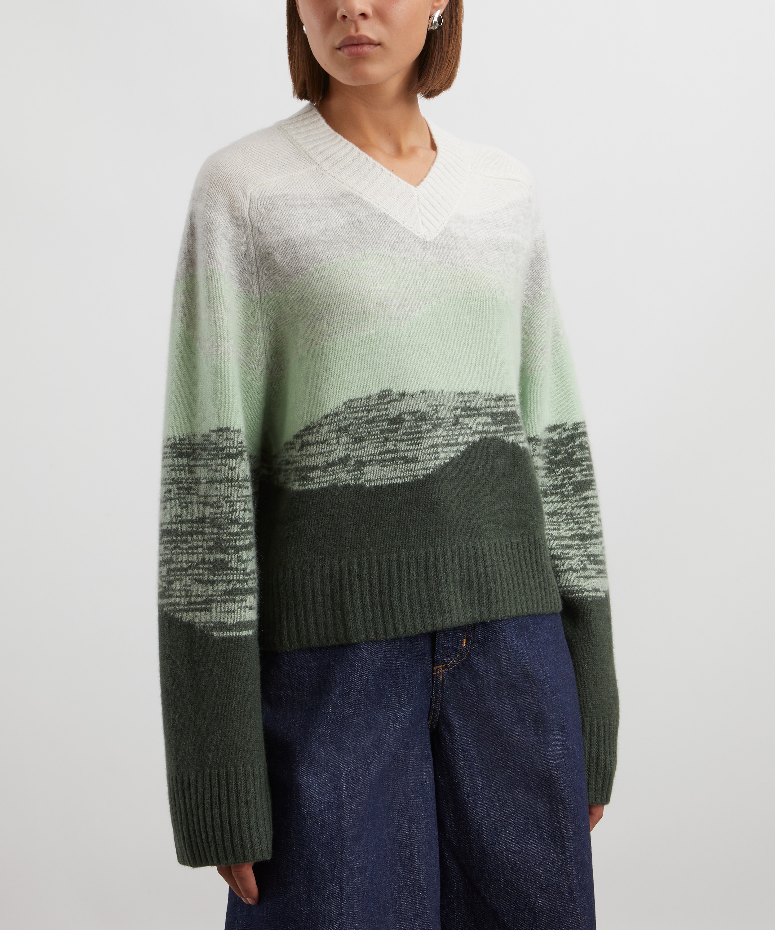 Crush Cashmere - Horizon Cashmere Jumper image number 2