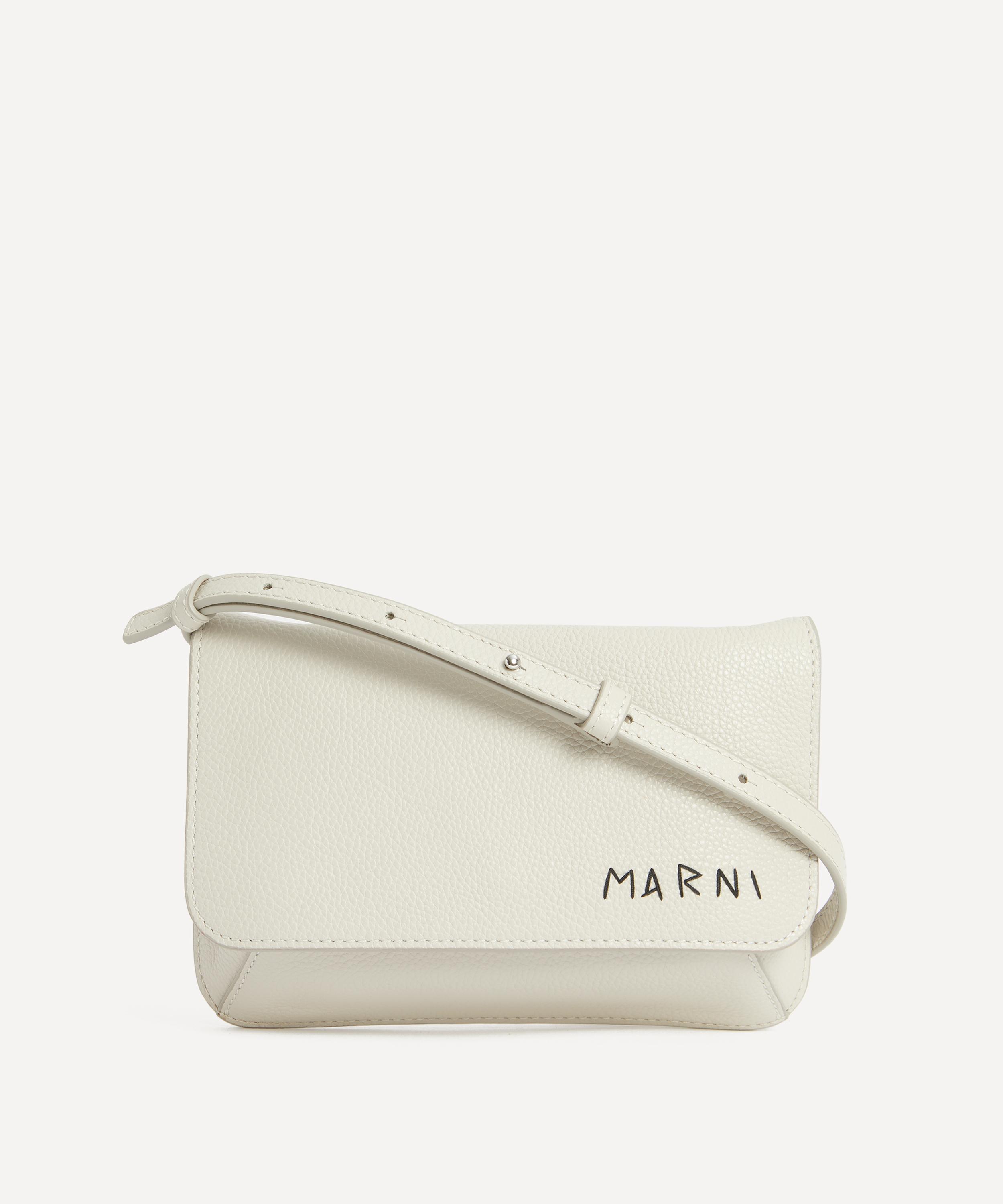 Marni - Leather Flap Shoulder Bag