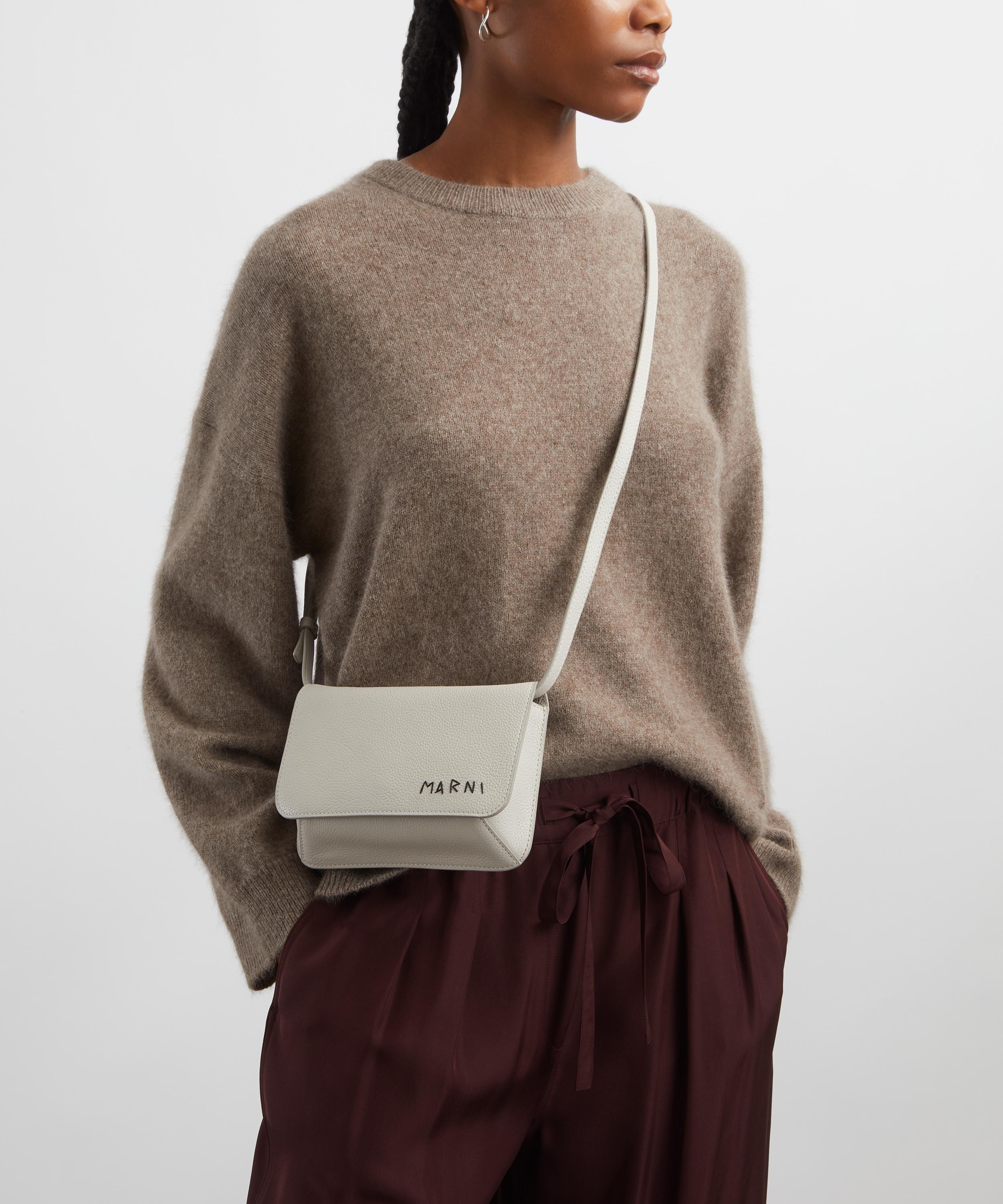 Marni - Leather Flap Shoulder Bag image number 1