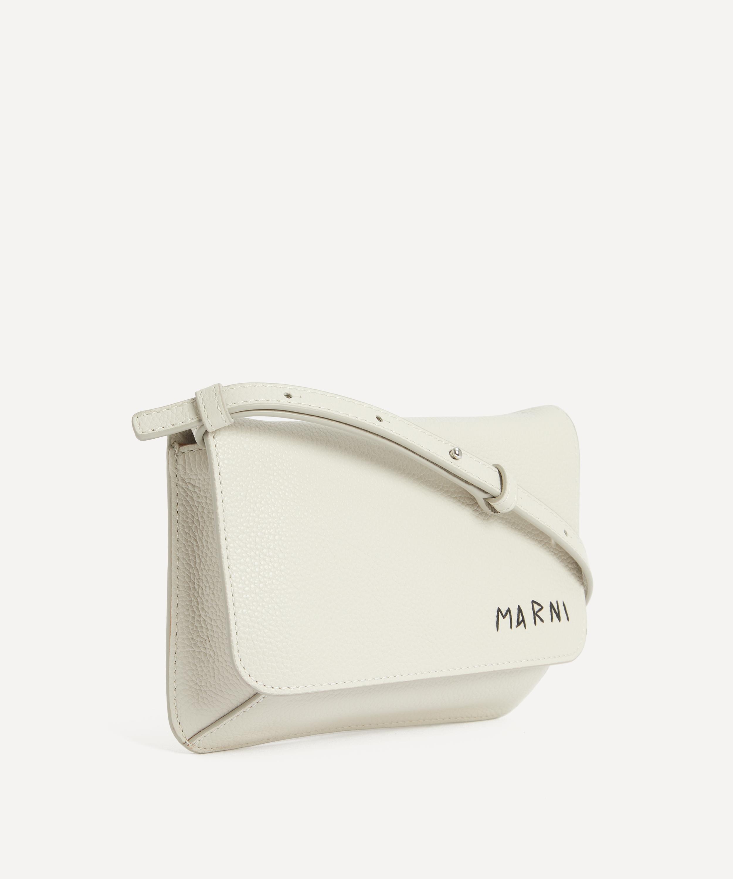 Marni - Leather Flap Shoulder Bag image number 2