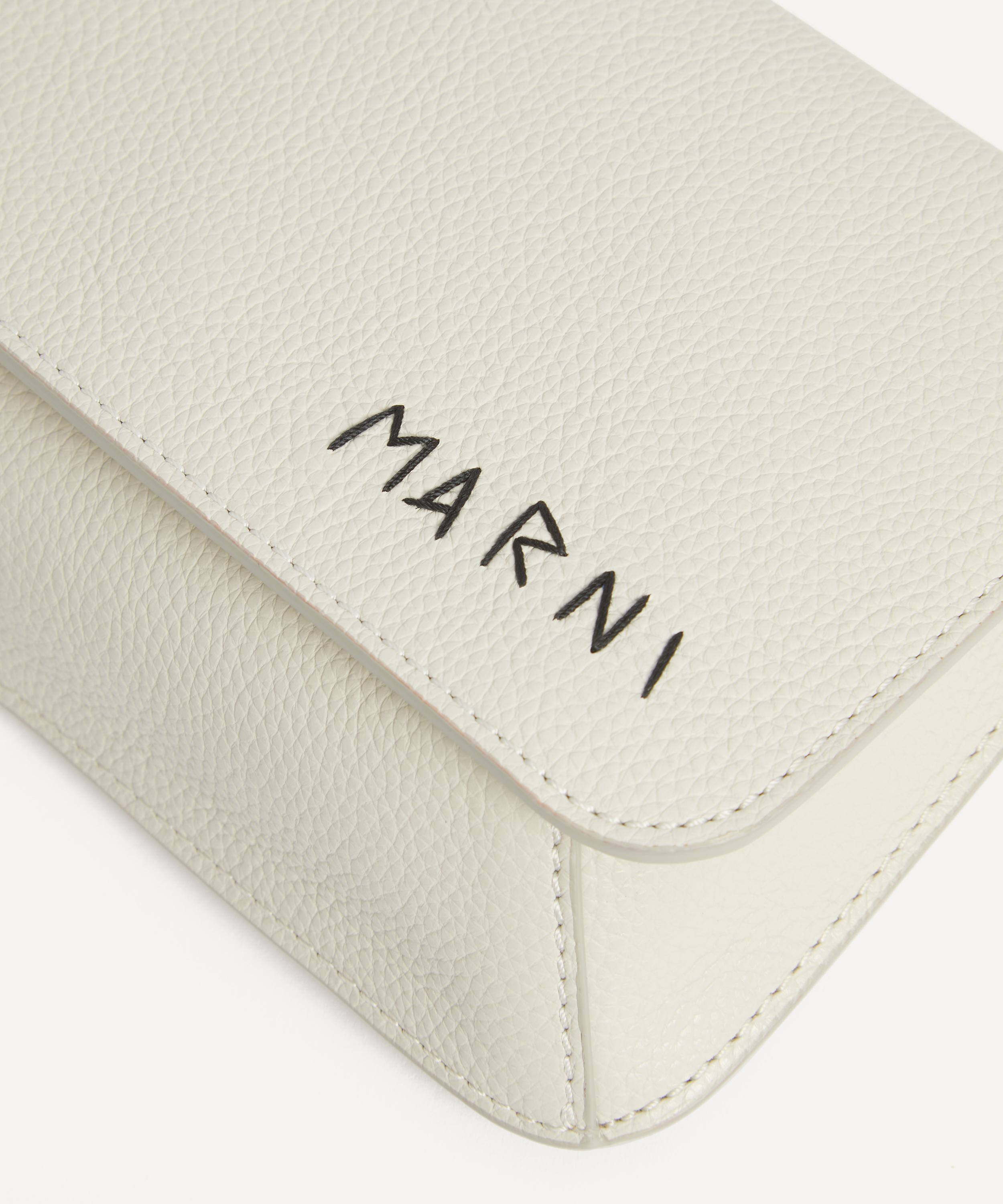 Marni - Leather Flap Shoulder Bag image number 4
