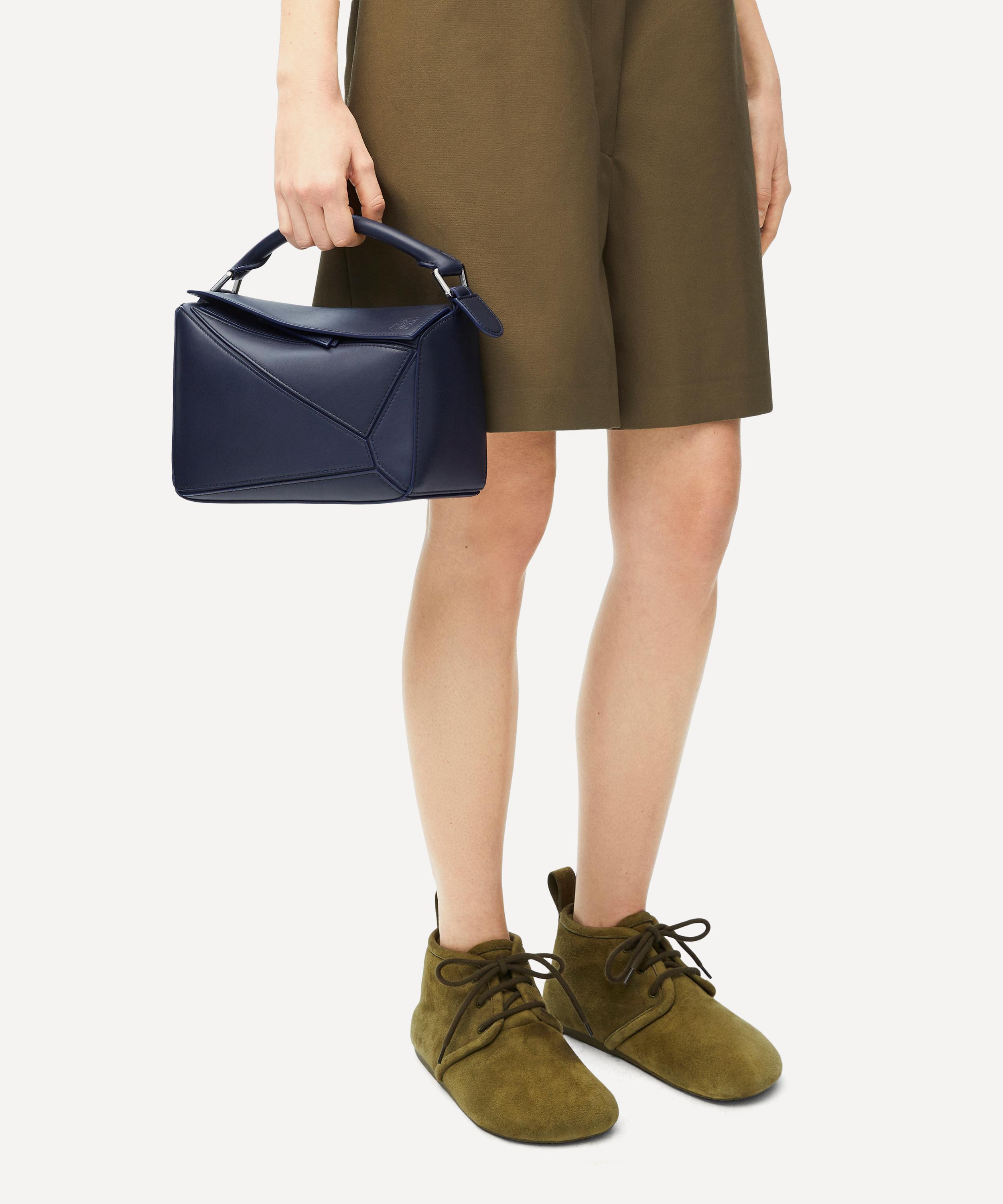 Loewe - Small Puzzle Leather Shoulder Bag image number 1