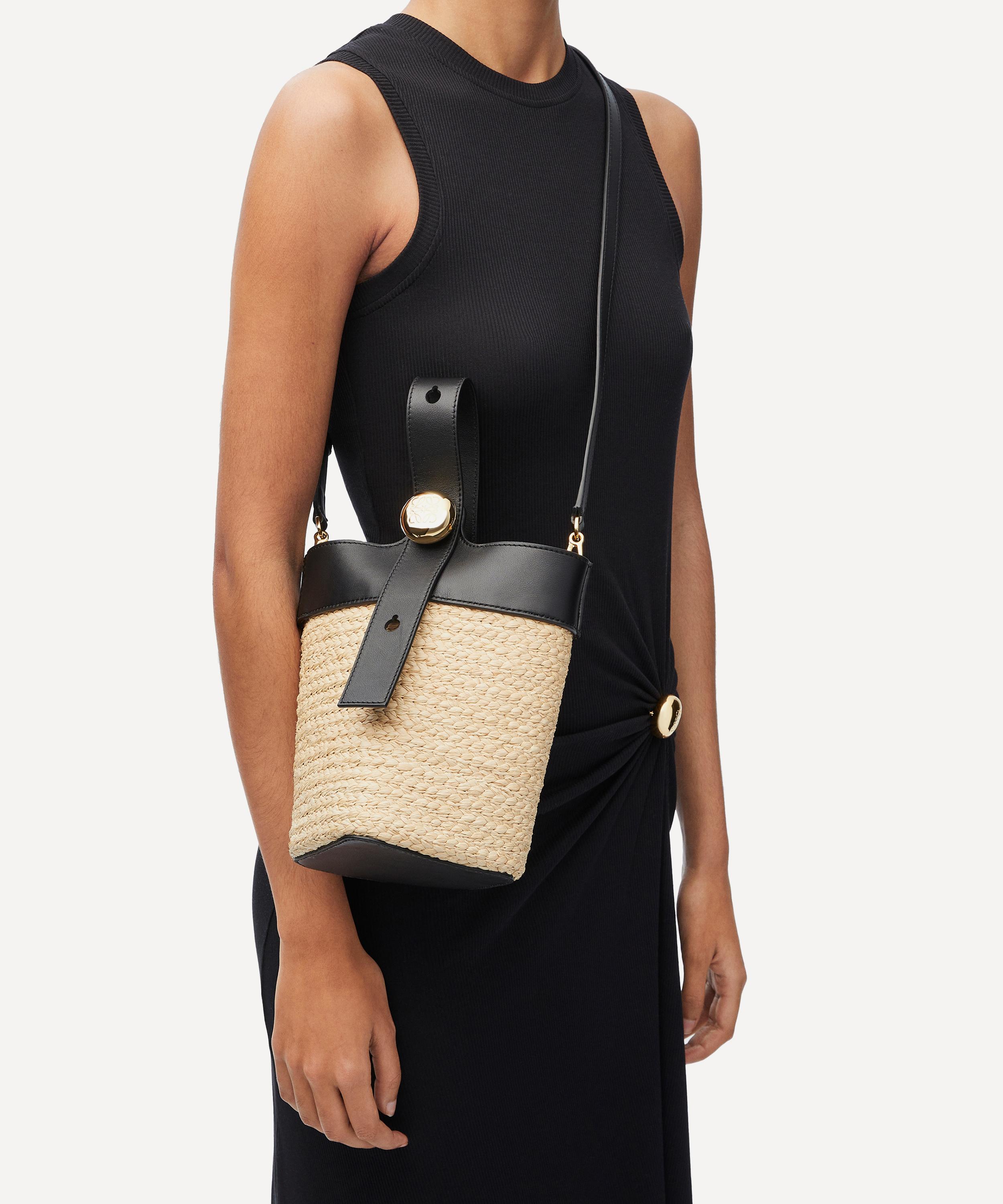 Loewe Mini Pebble Bucket Bag Liberty