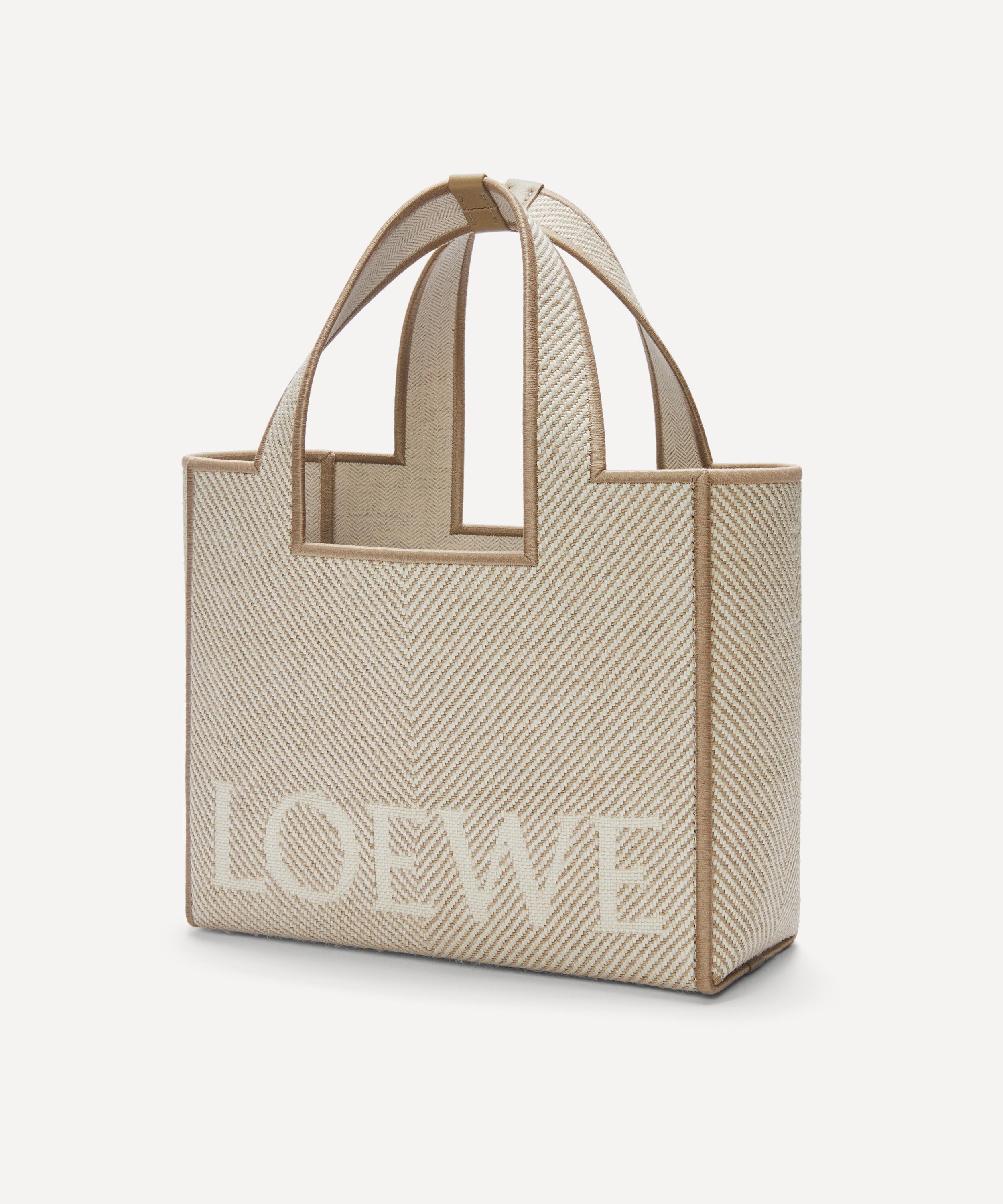 Loewe - x Paula’s Ibiza Small Jacquard Canvas Font Tote image number 1