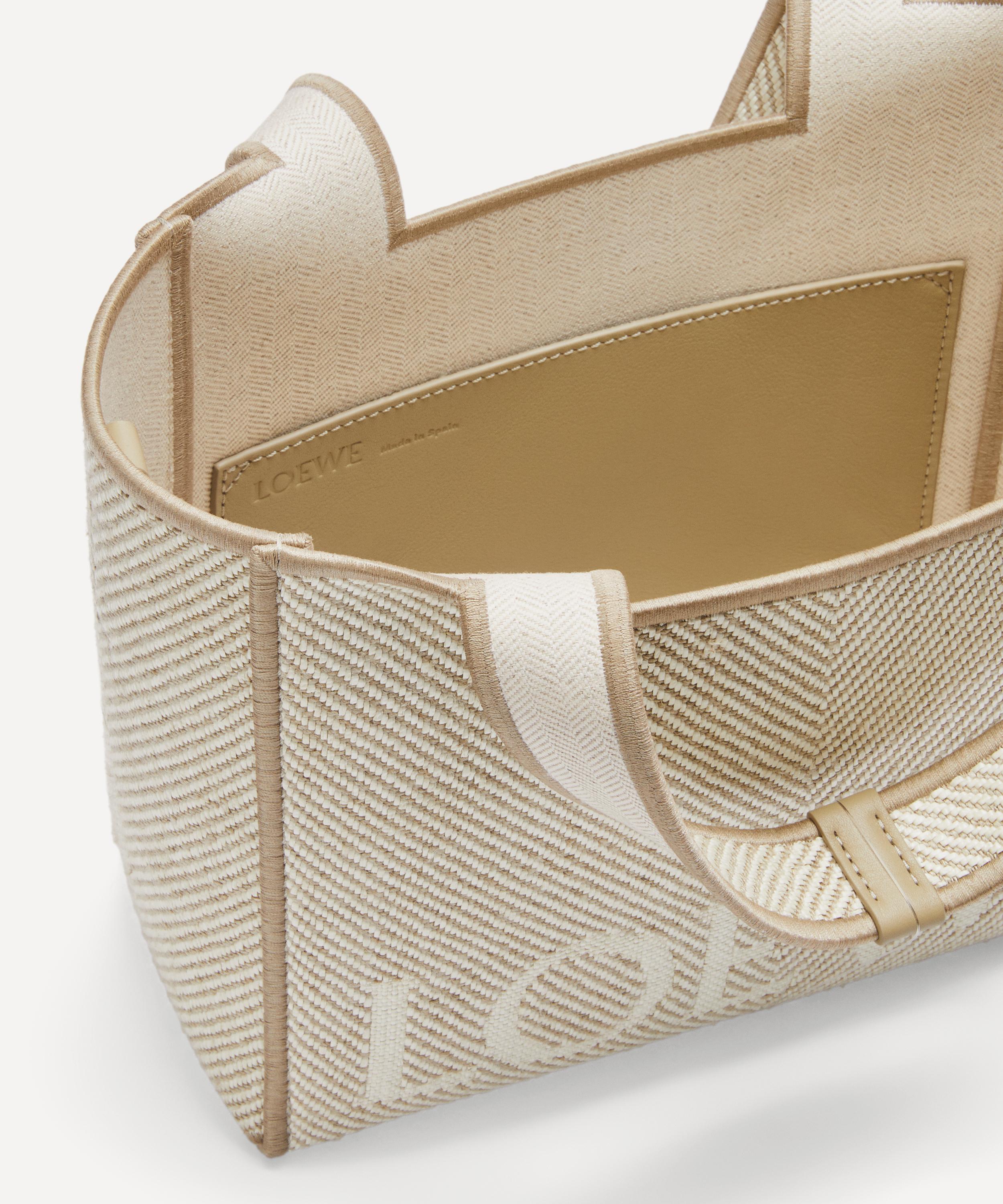 Loewe - x Paula’s Ibiza Small Jacquard Canvas Font Tote image number 2