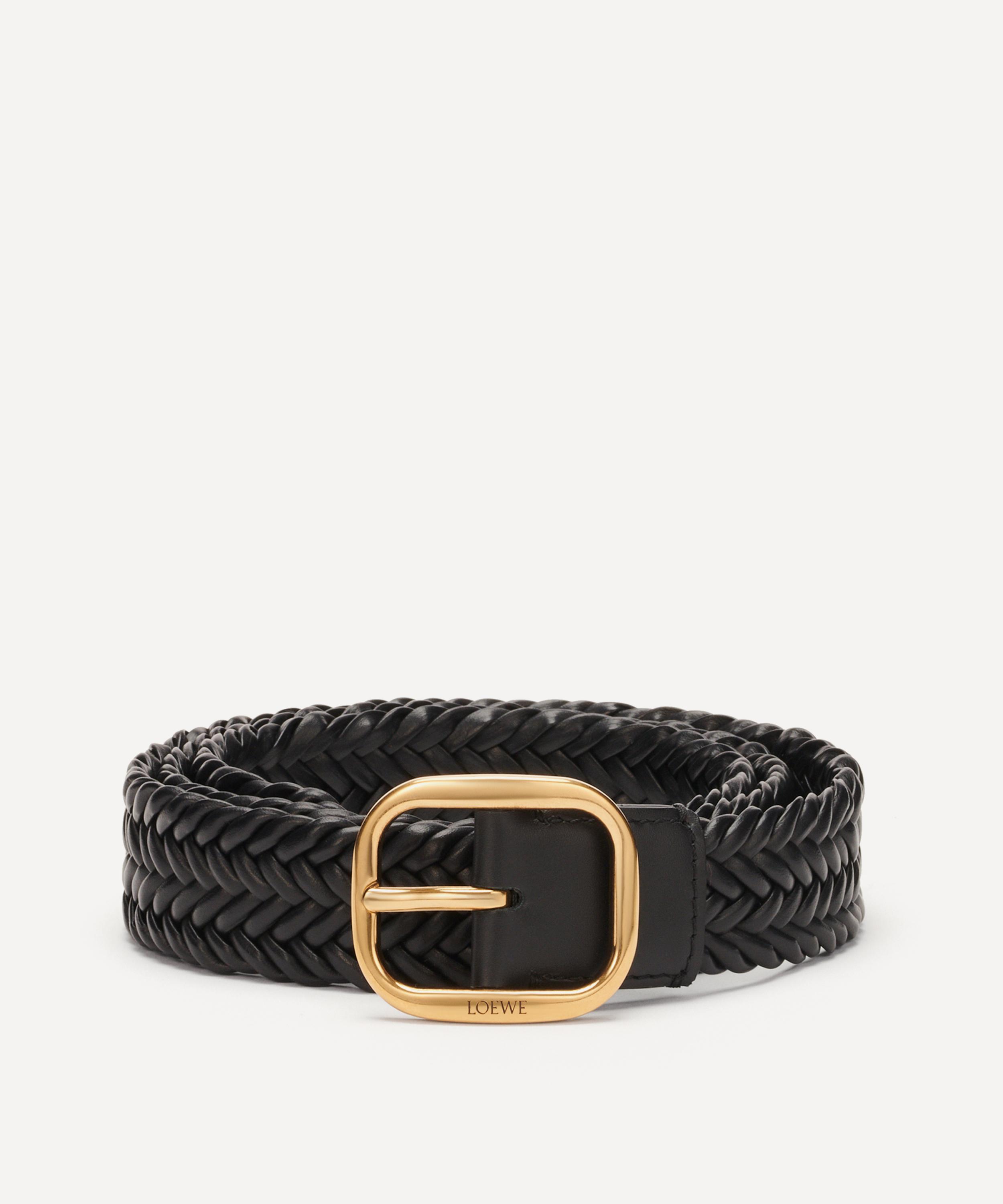 Loewe - Chunky Woven Leather Belt image number 0