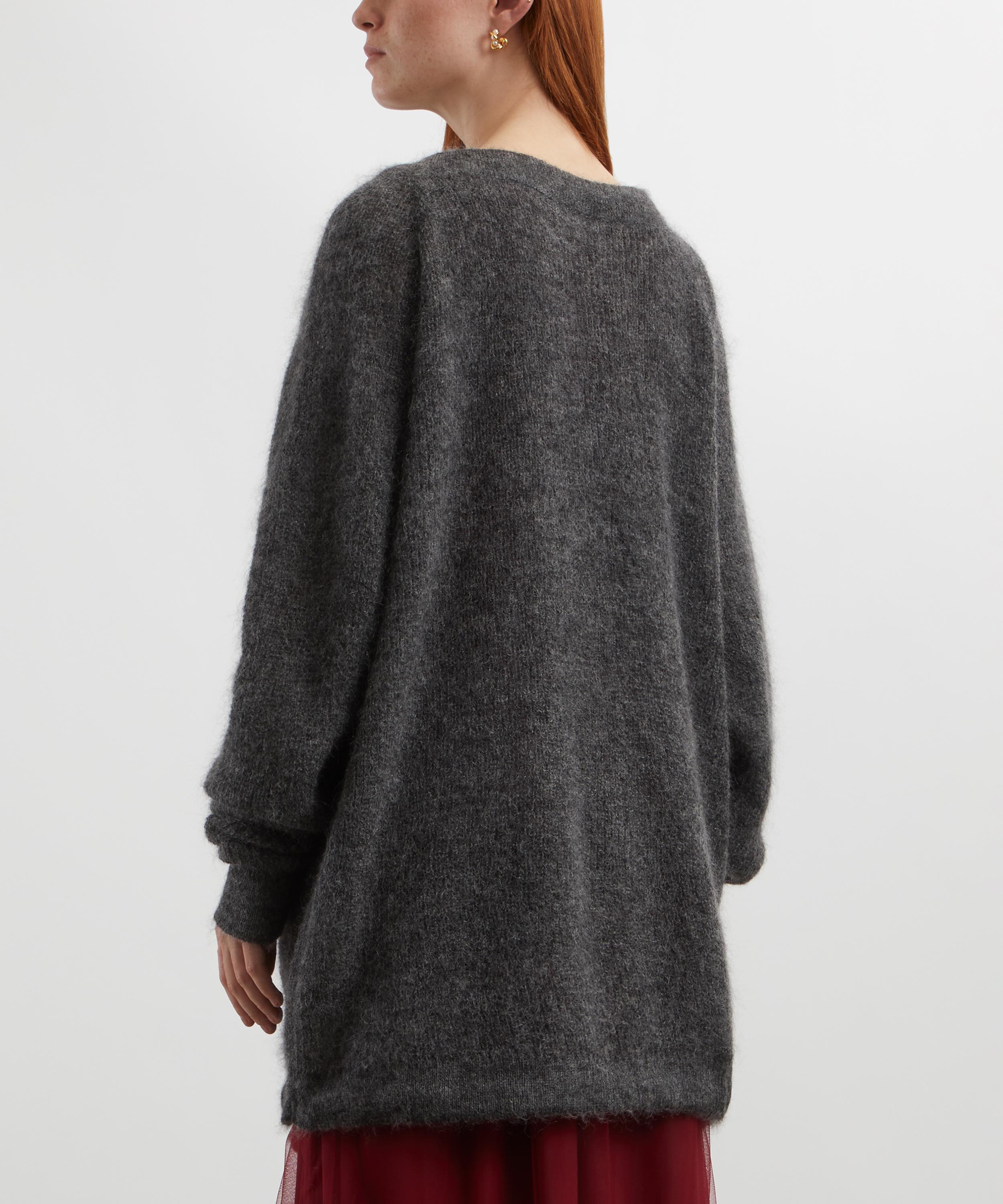 Molly Goddard - Aggie Corsage Mohair Jumper image number 3