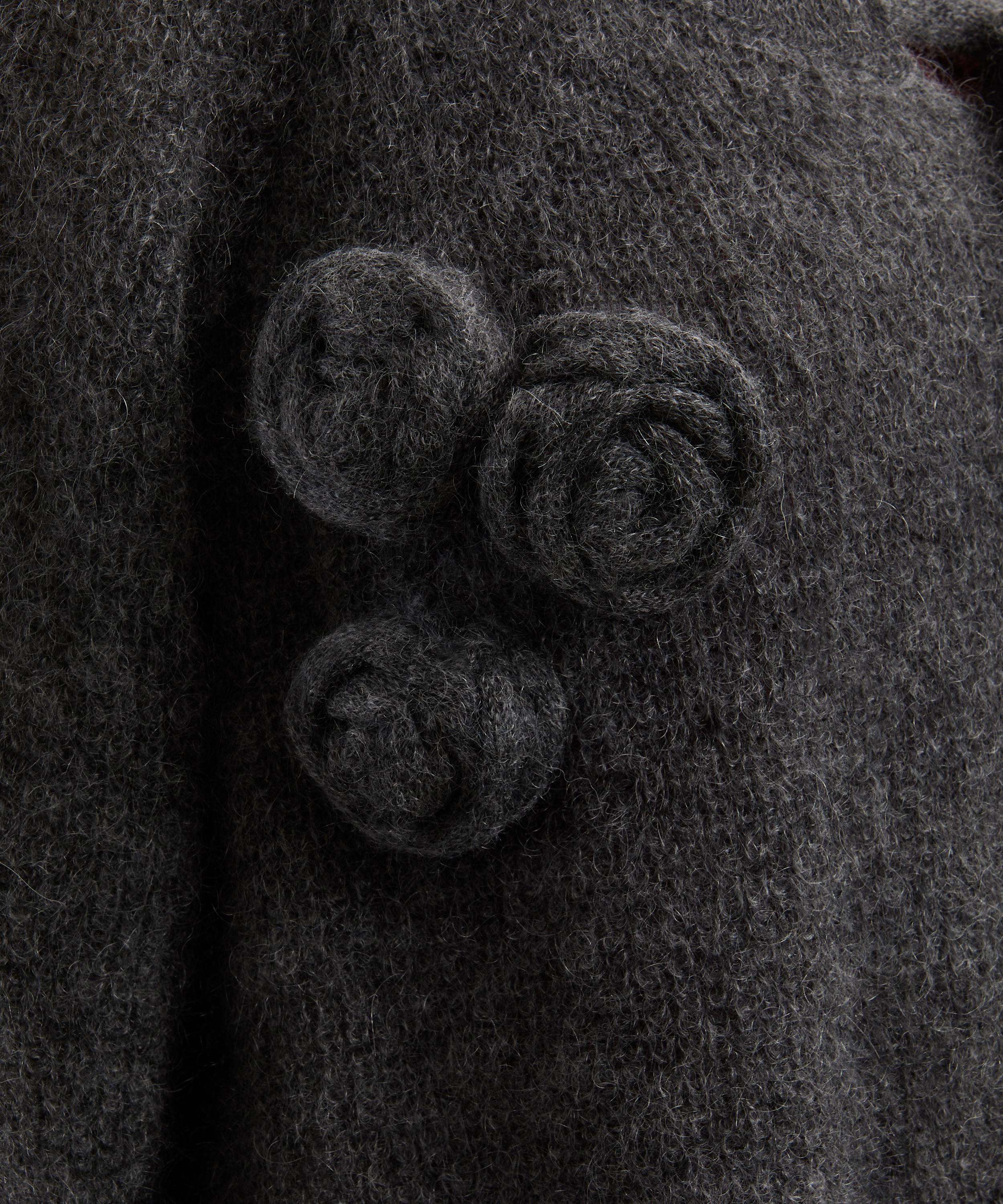 Molly Goddard - Aggie Corsage Mohair Jumper image number 4