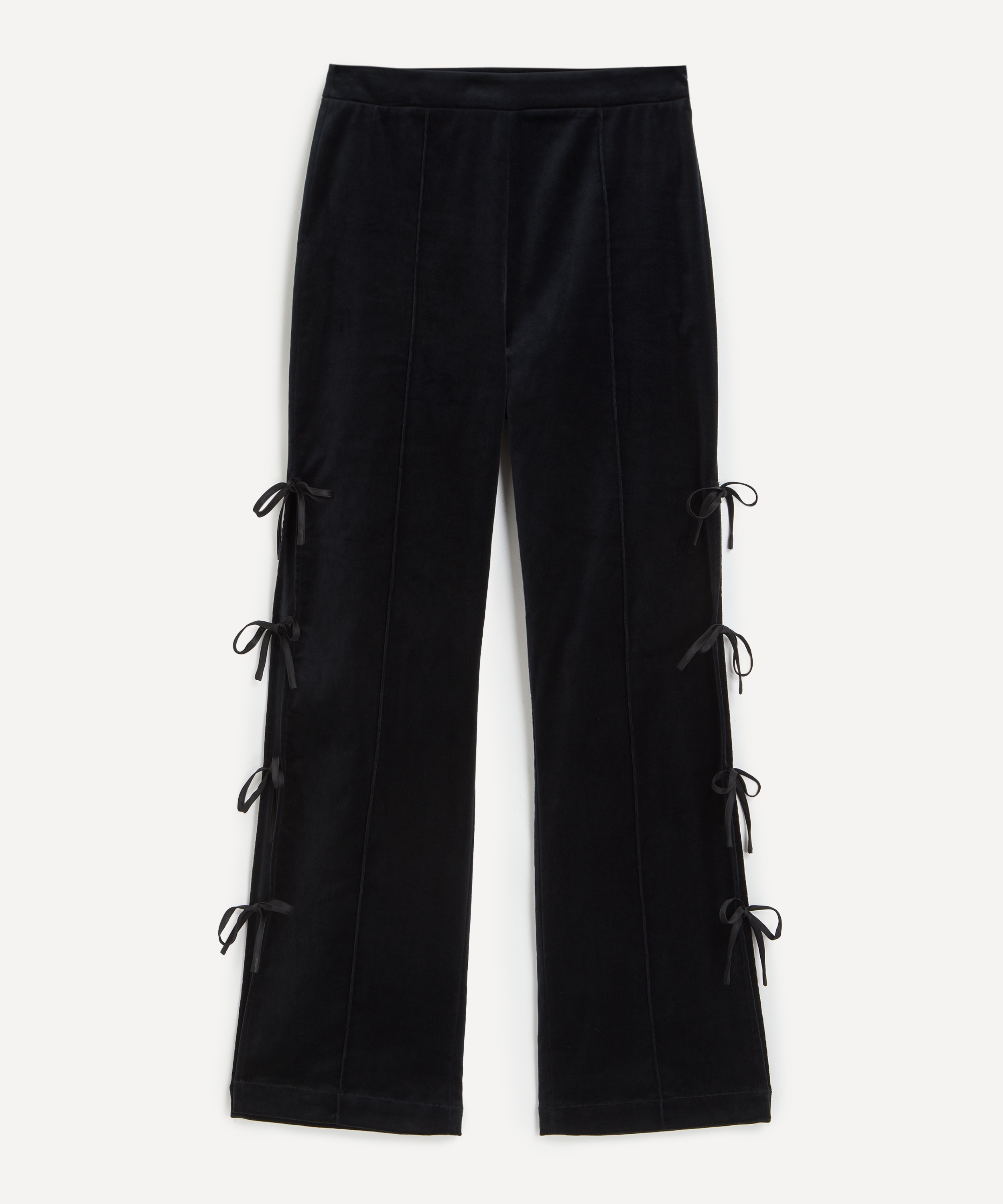 KITRI - Rosamund Black Velvet Trousers