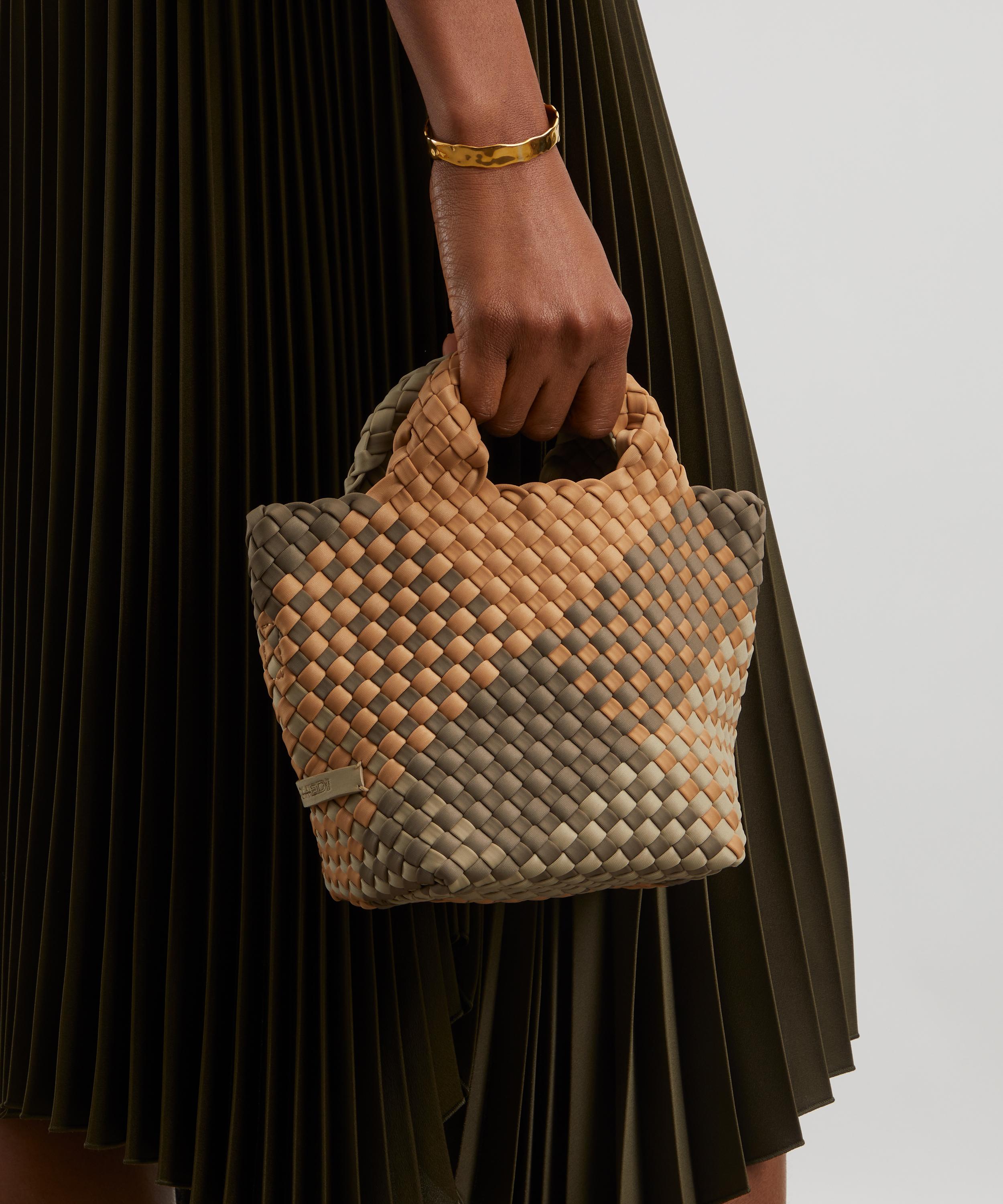 Naghedi - St. Barths Petite Graphic Geo Woven Tote Bag image number 1