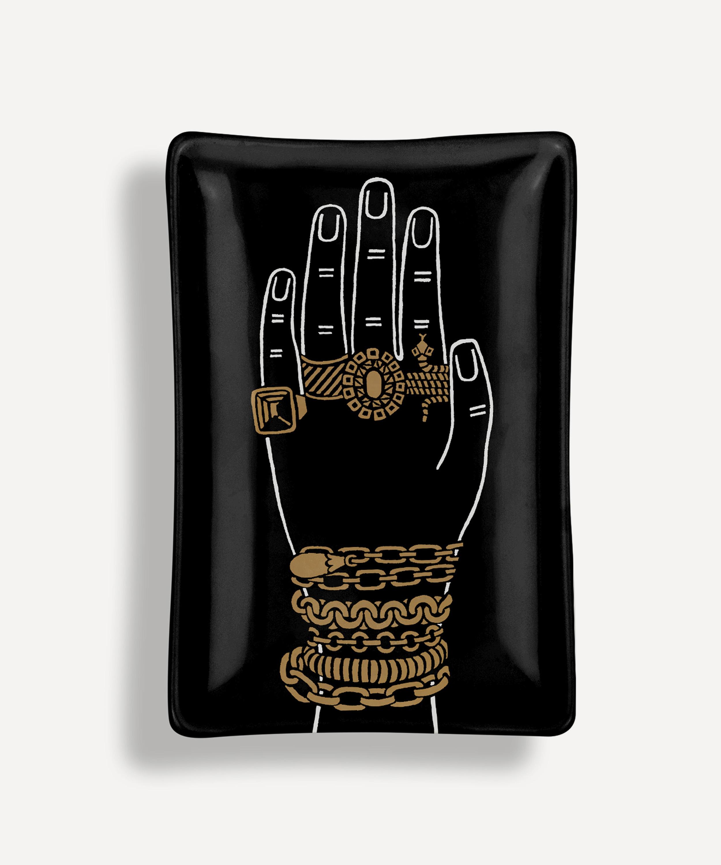 Fornasetti - Mano Con Gioielli Rectangular Ashtray