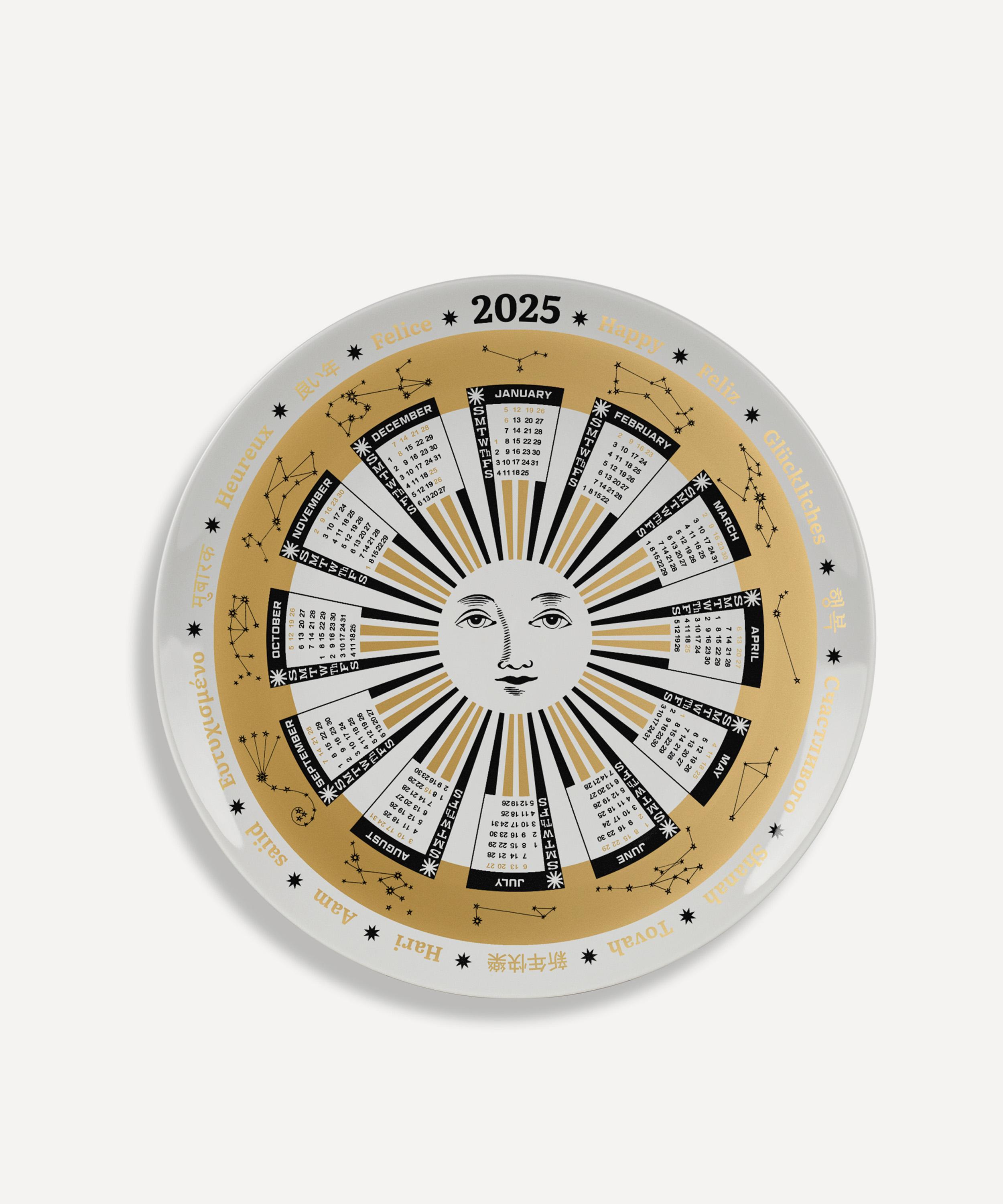 Fornasetti - Calendario 2025 Wall Plate image number 0