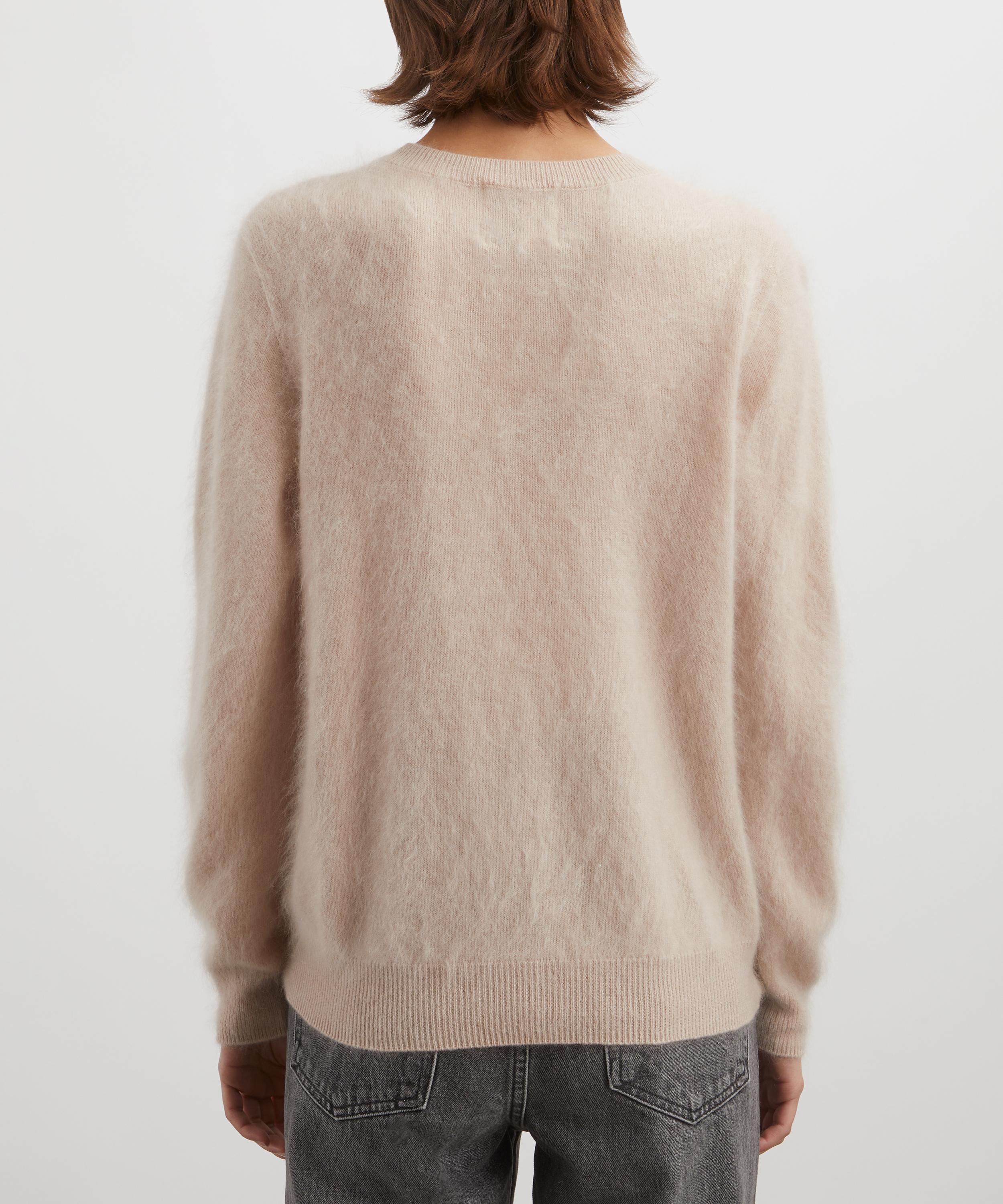 Jumper 1234 - Brushed Crew Cashmere Jumper image number 3