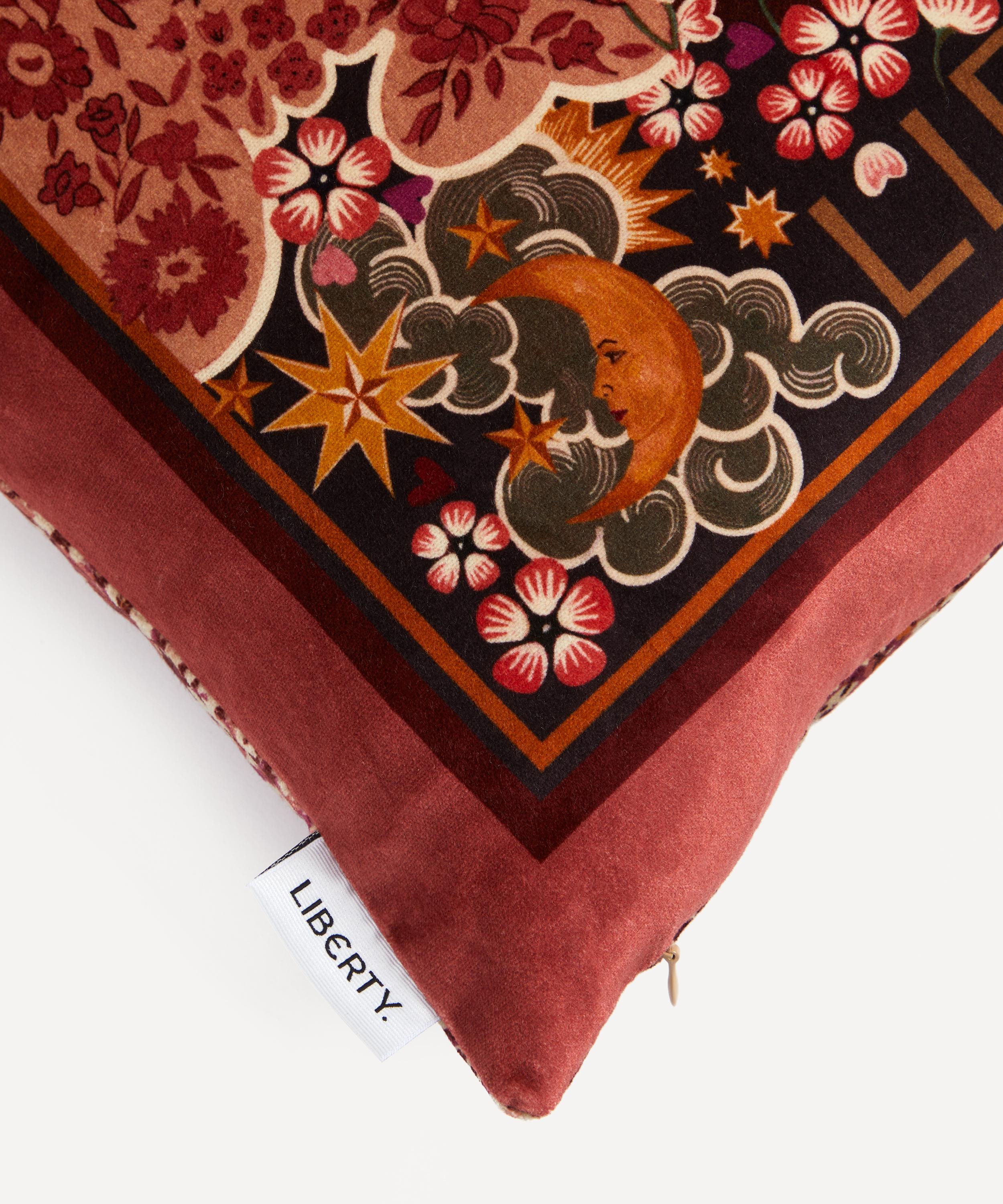 Liberty - All You Need is Love and Liberty Velvet Cushion image number 3