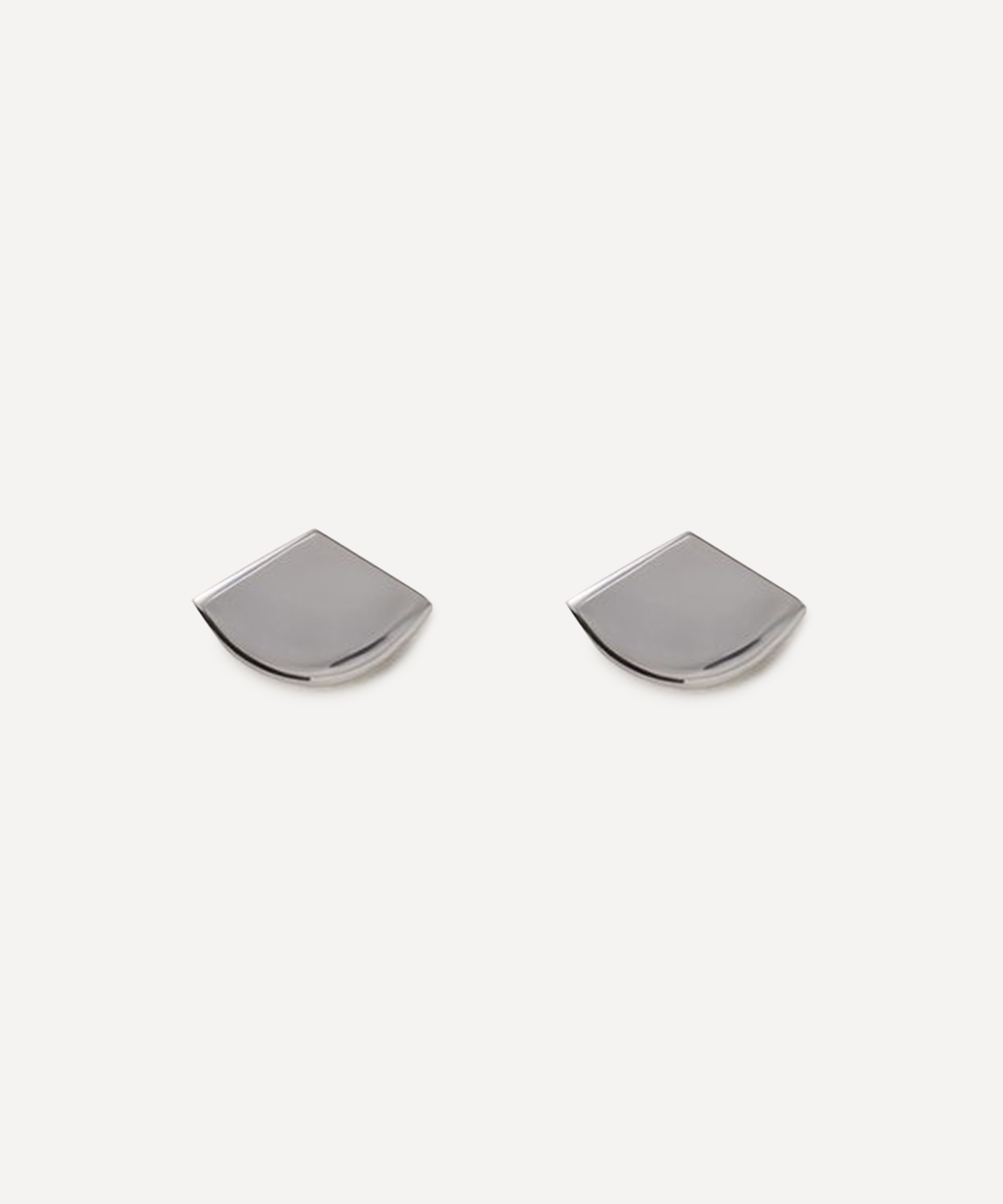 Annika Inez - Sterling Silver Fan Post Earrings