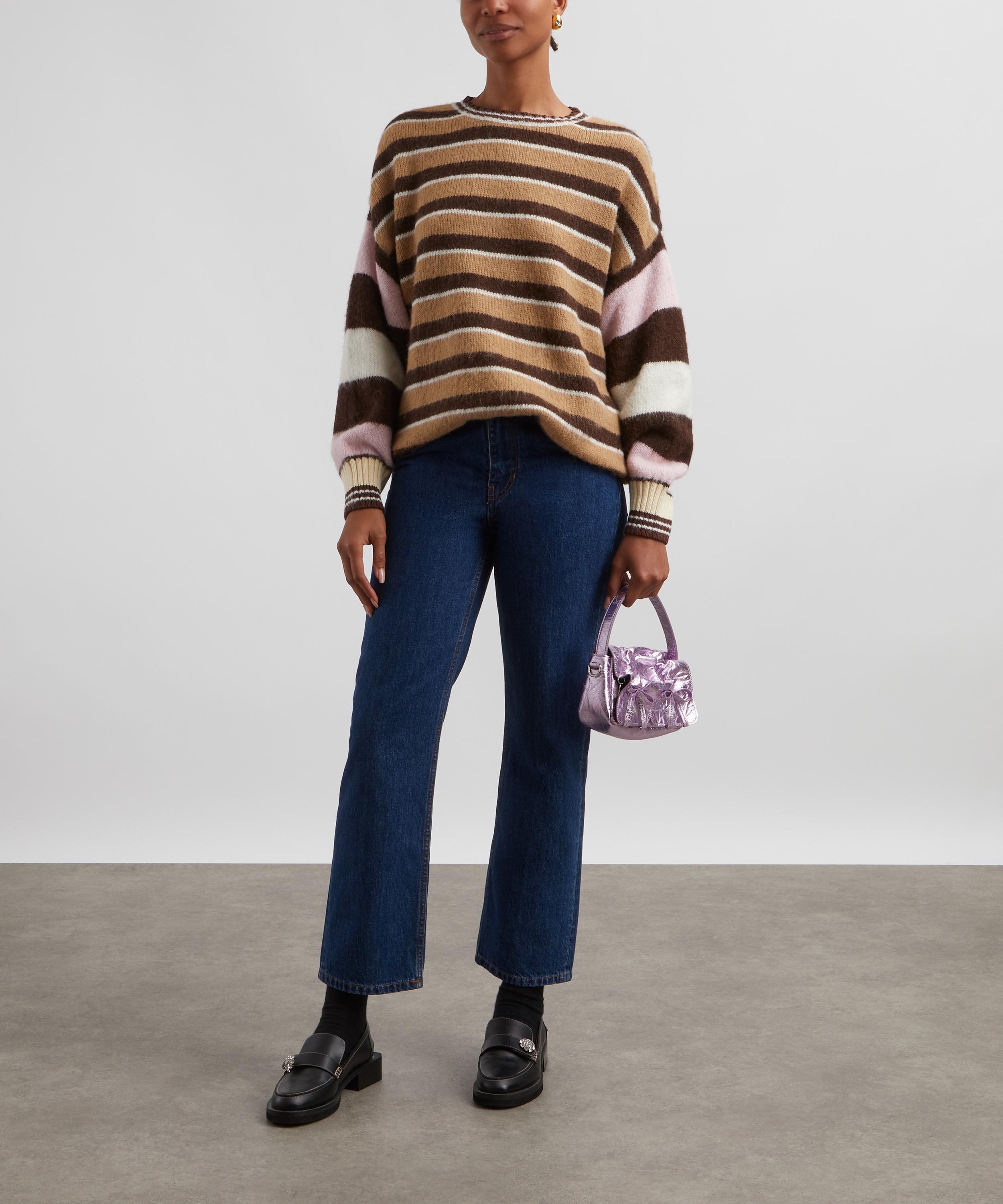 Stine Goya - Long Sleeve Multi Stripes Crew-Neck Jumper image number 1