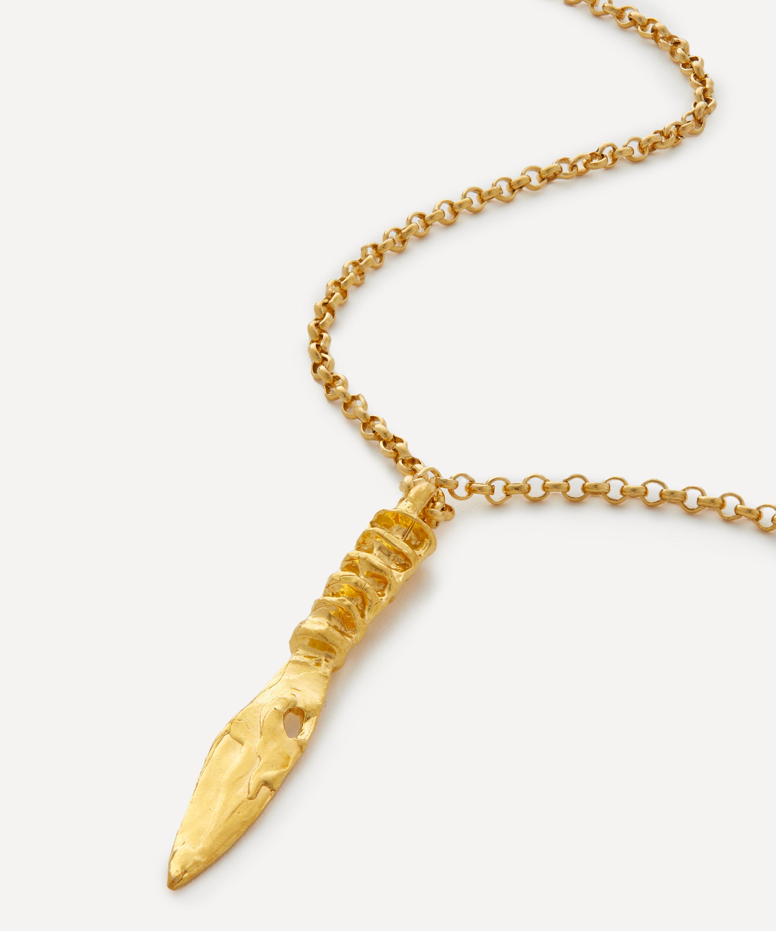 Alighieri - 24ct Gold-Plated Votive Offerings Pendant Necklace image number 0