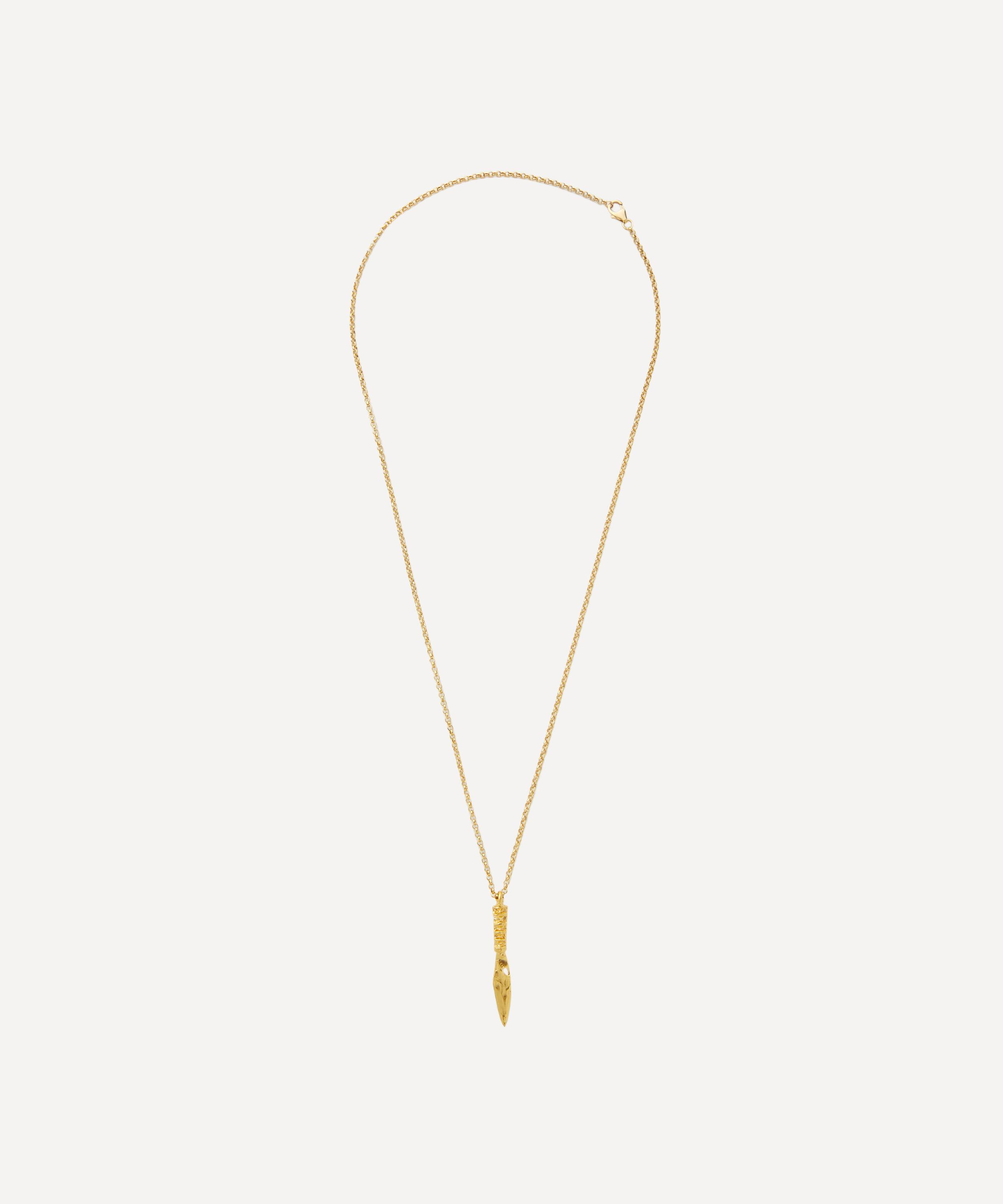 Alighieri - 24ct Gold-Plated Votive Offerings Pendant Necklace image number 2