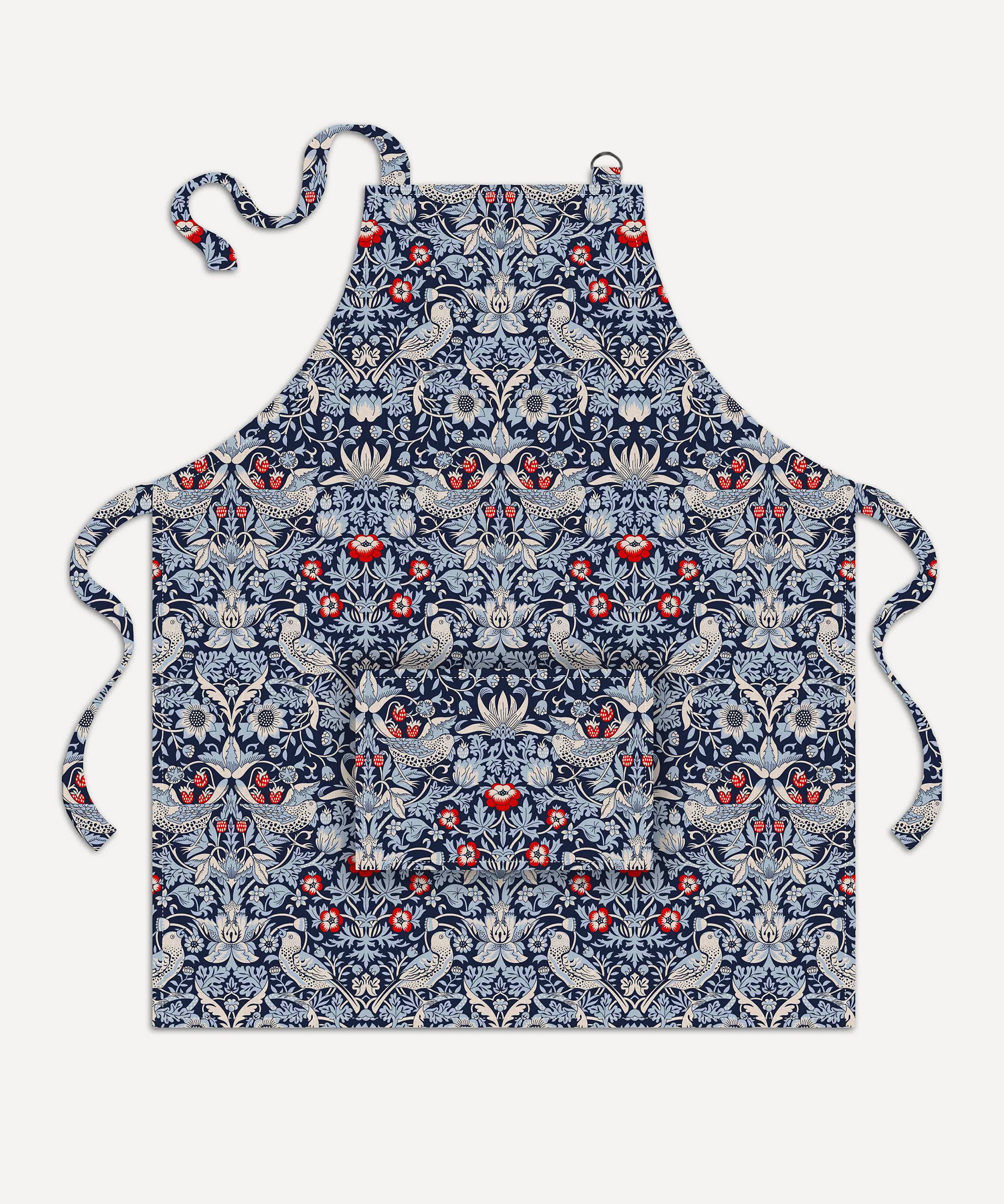 Avenida Home - Strawberry Thief Linen Apron image number 0