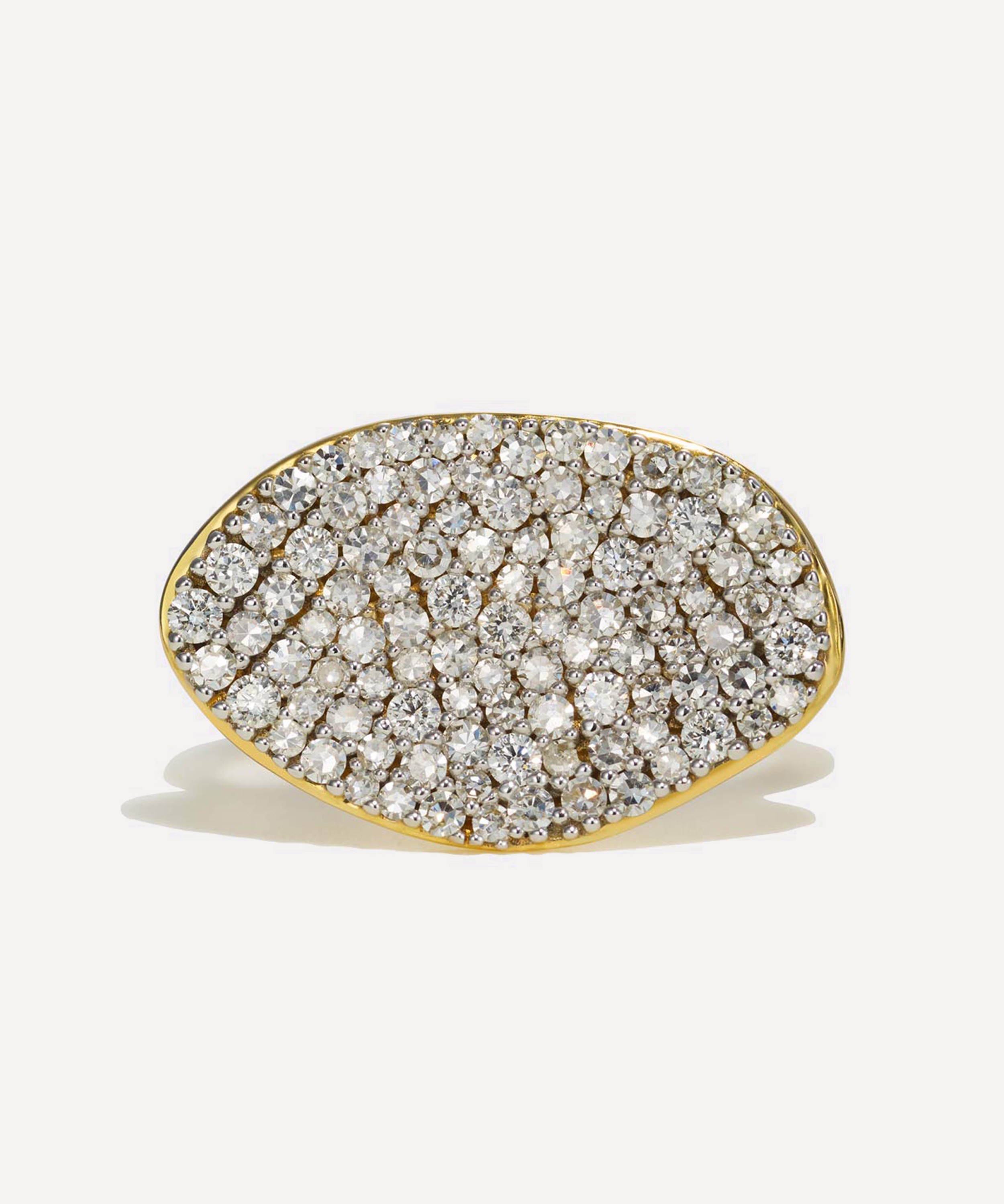 By Pariah - 14ct Gold Diamond Cluster Ring