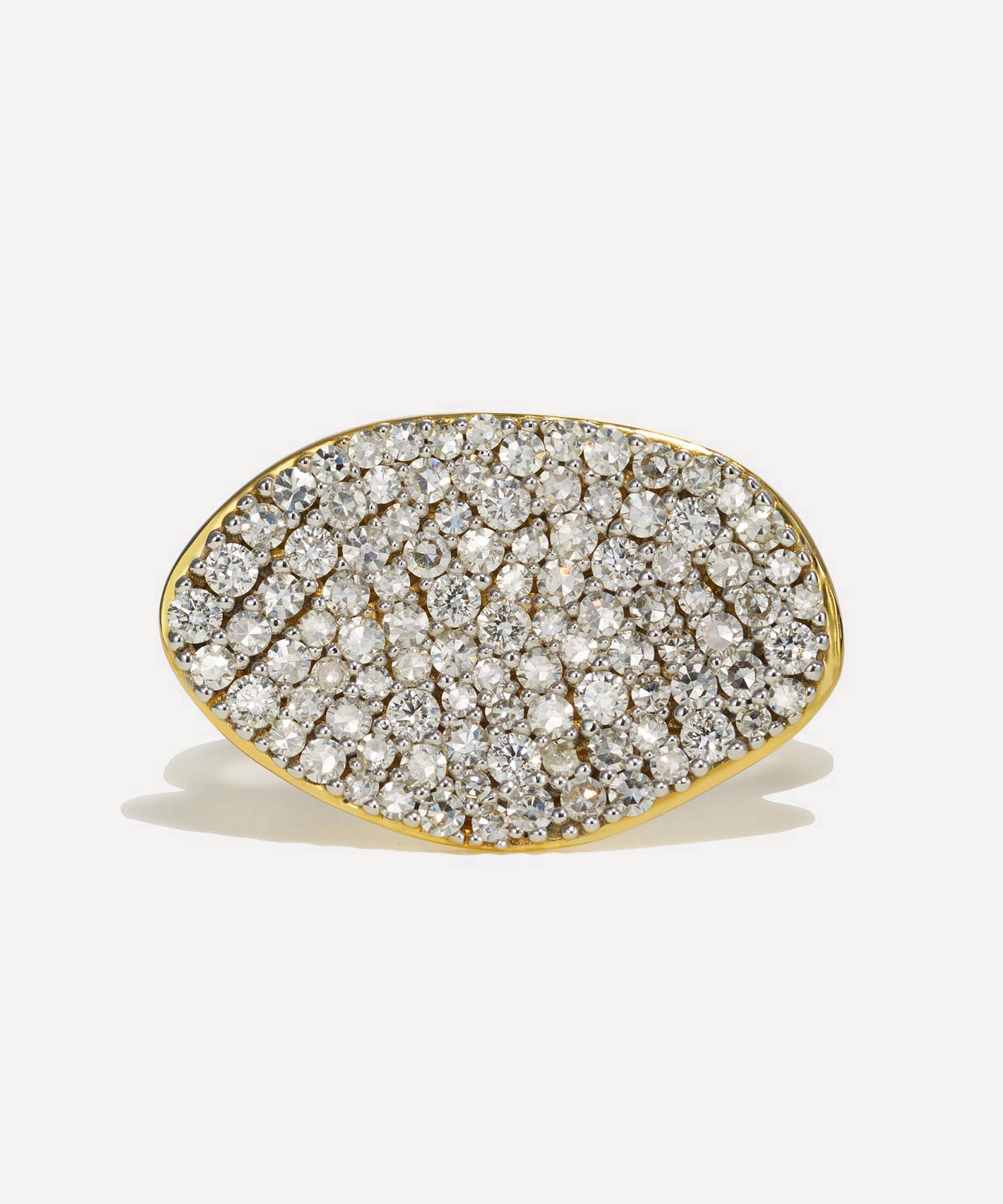 By Pariah - 14ct Gold Diamond Cluster Ring image number 0