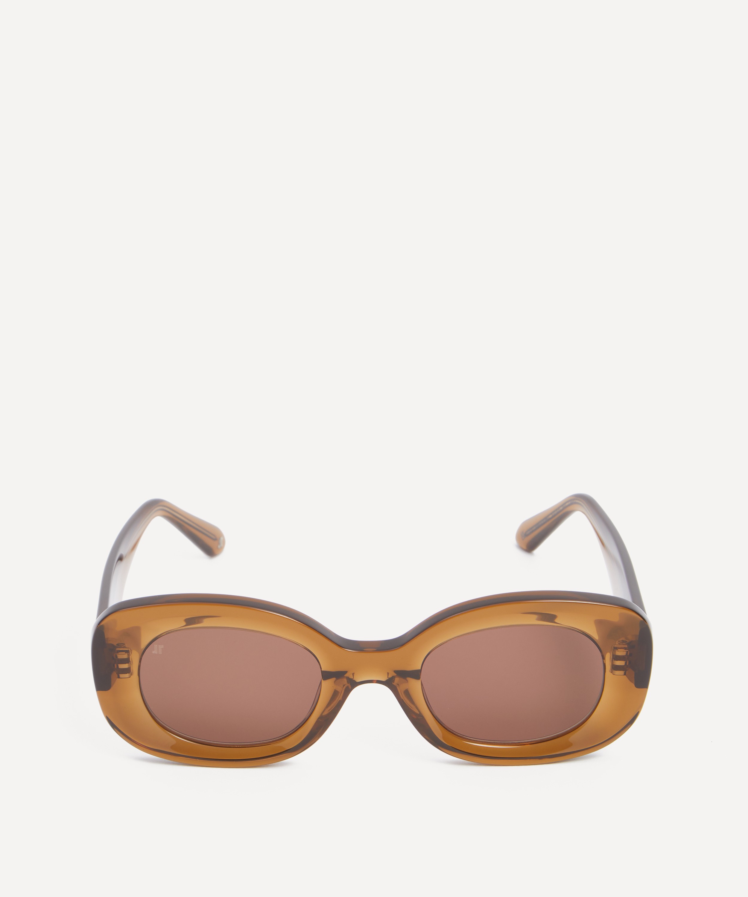 Jimmy Fairly - Cinnamon Oval Sunglasses image number 0