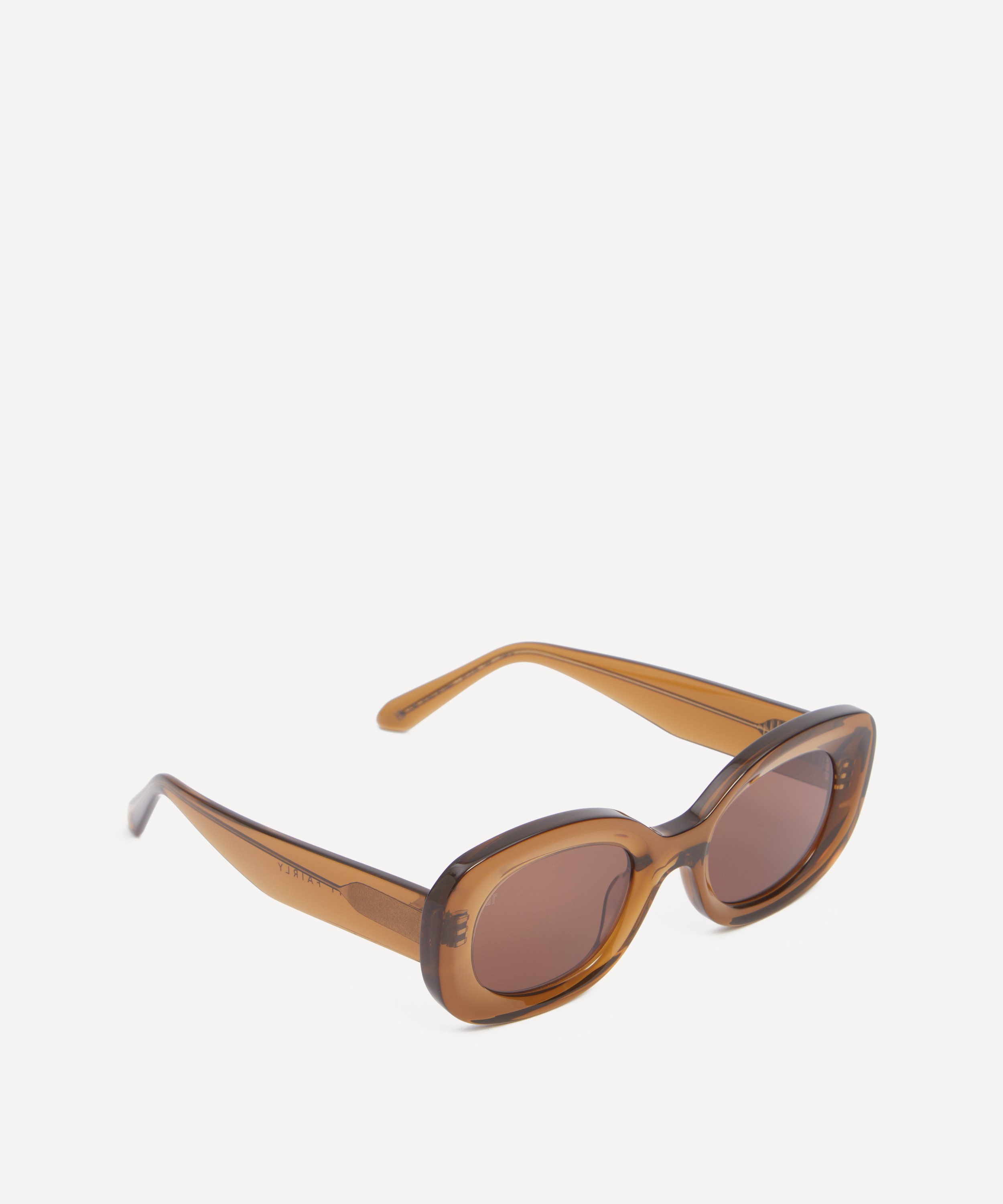 Jimmy Fairly - Cinnamon Oval Sunglasses image number 1