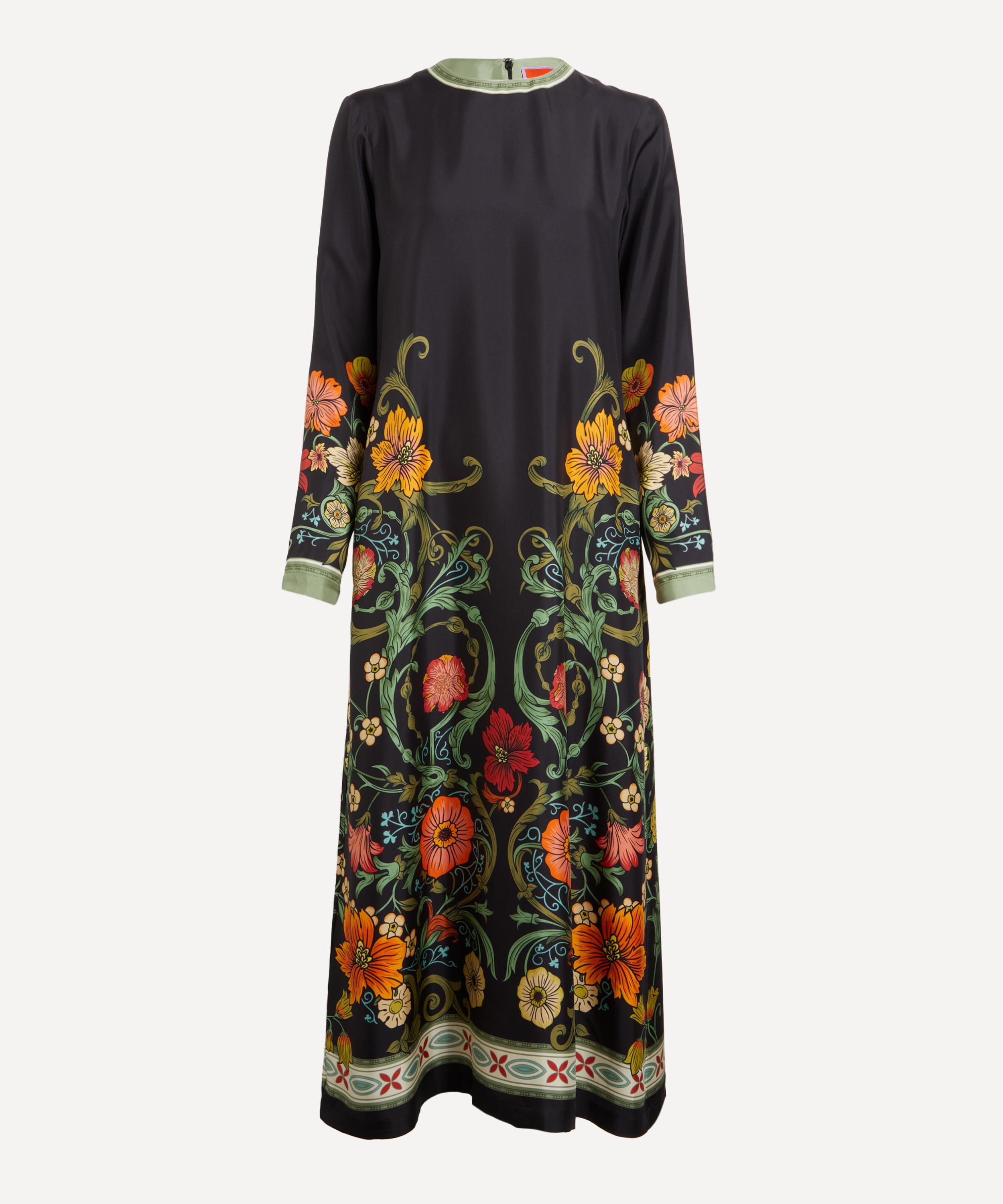 La DoubleJ - Long Sleeve Swing Dress in Boticelli Placée  image number 0