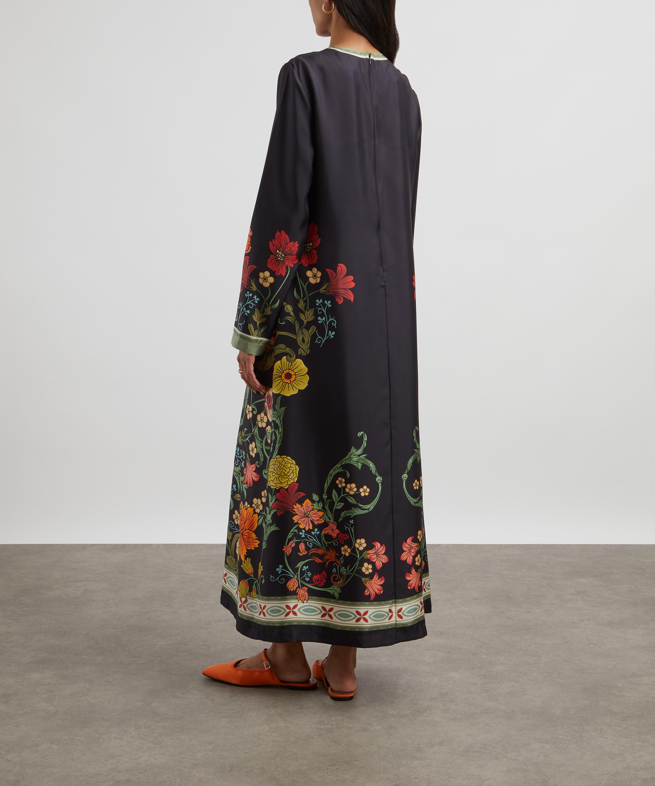 La DoubleJ - Long Sleeve Swing Dress in Boticelli Placée  image number 3
