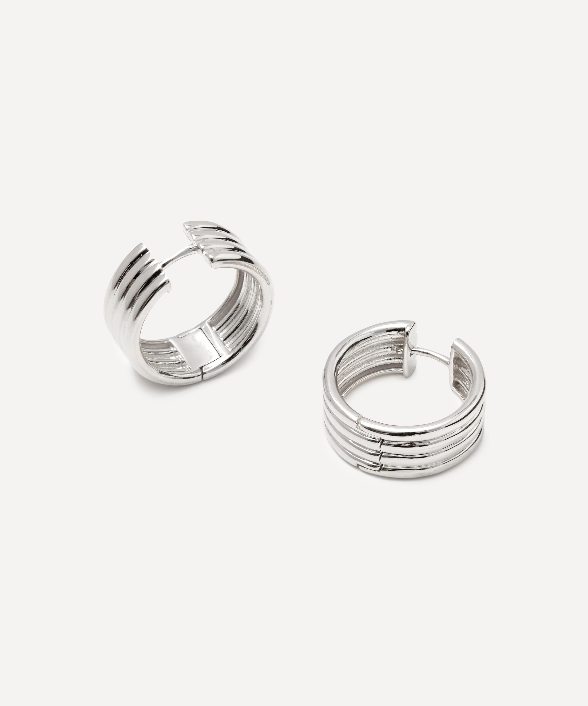 Otiumberg - Sterling Silver Stratis Hoop Earrings