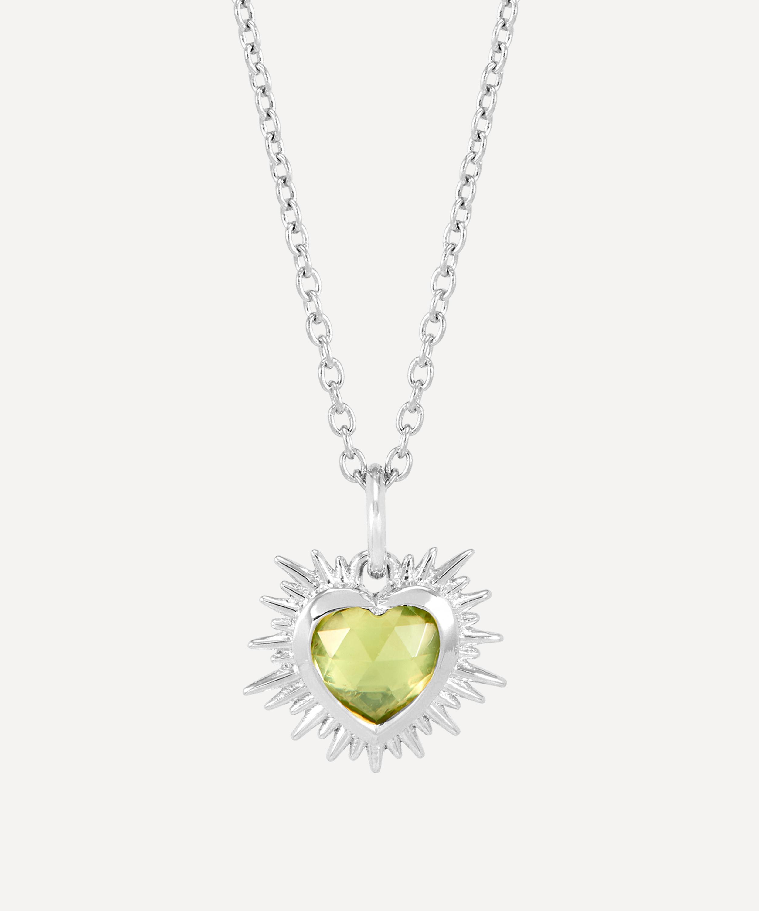 Rachel Jackson - Sterling Silver Electric Love August Birthstone Necklace image number 0