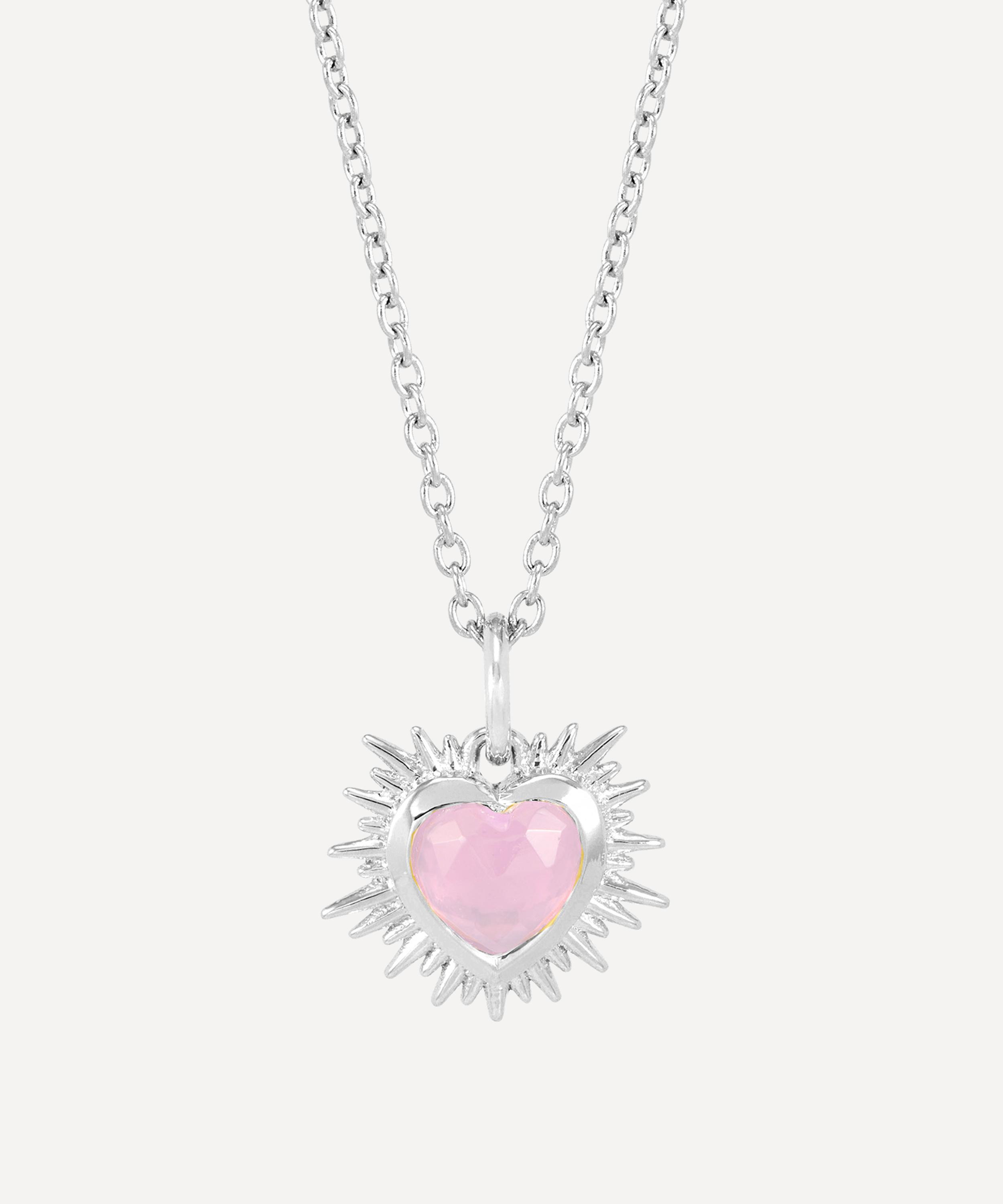 Rachel Jackson - Sterling Silver Electric Love October Birthstone Necklace image number 0