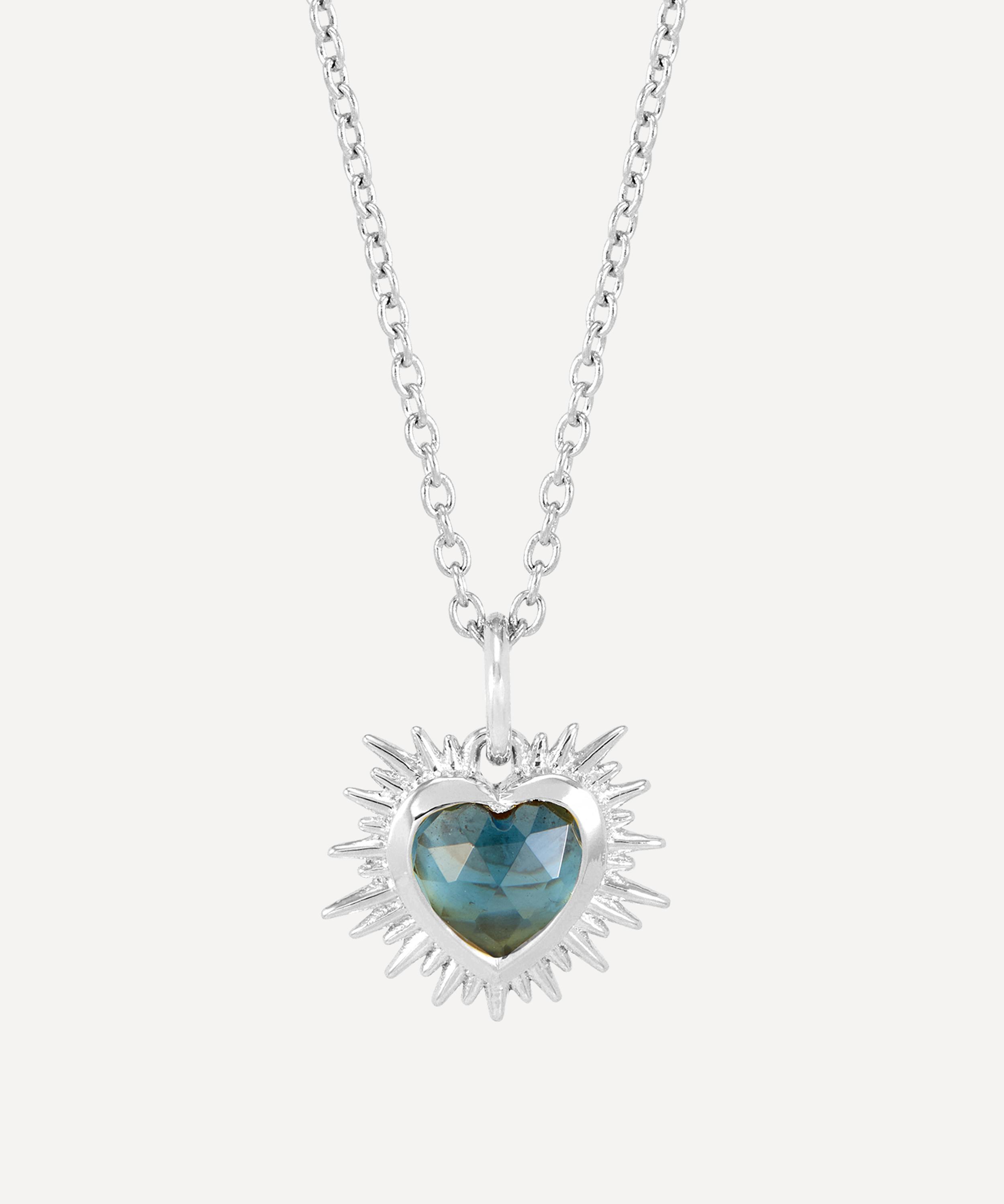 Rachel Jackson - Sterling Silver Electric Love December Birthstone Necklace image number 0