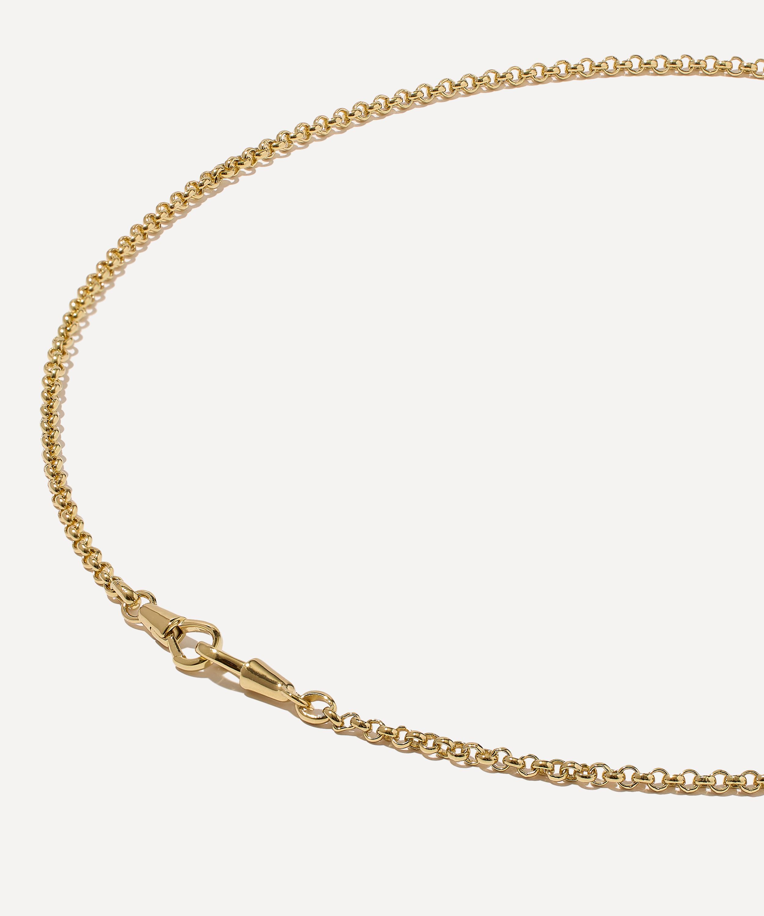Otiumberg - 14ct Gold-Plated Vermeil Silver Mini Locked Necklace image number 2
