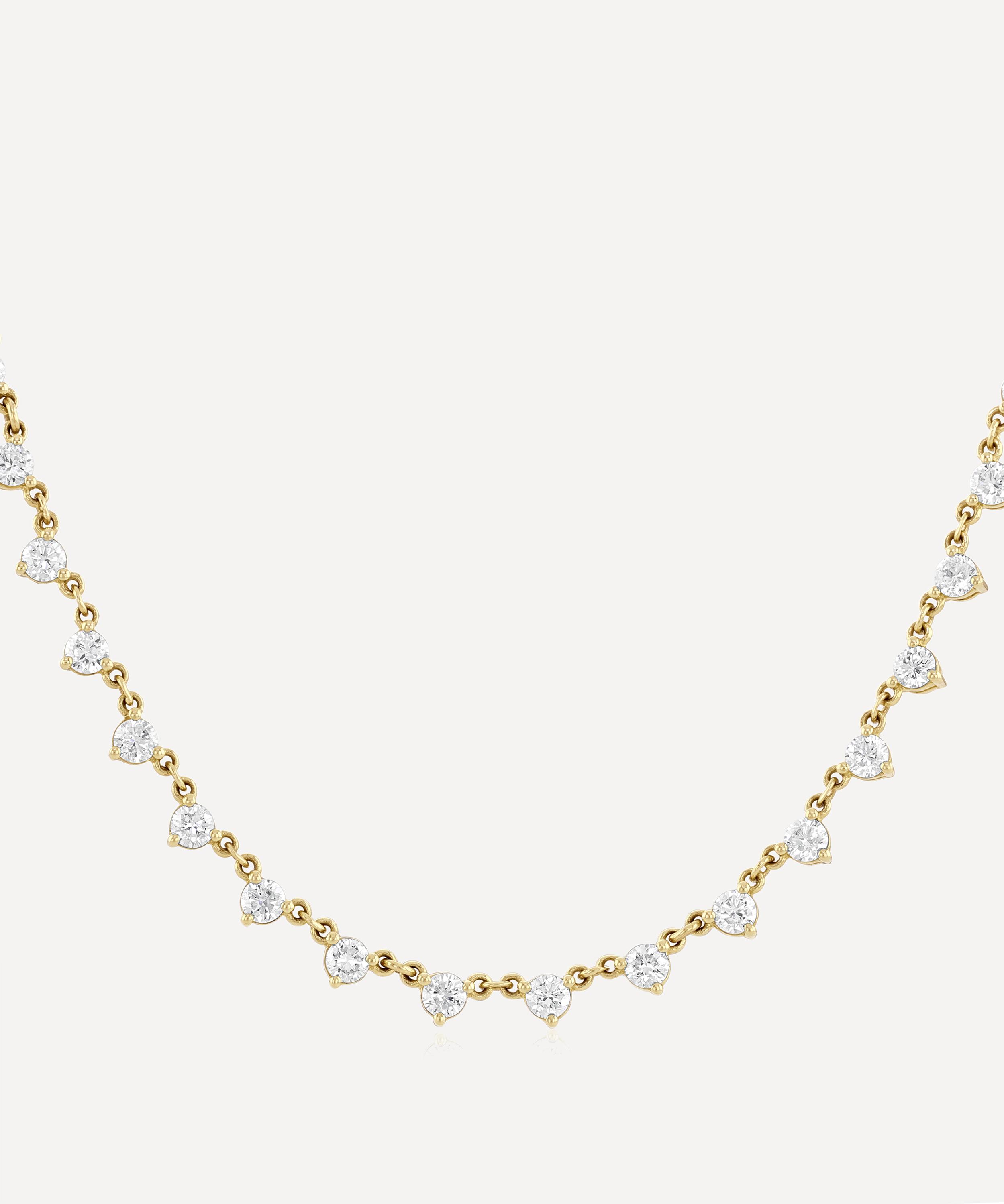 Roxanne First - 14ct Gold Diamond Cupcake Necklace